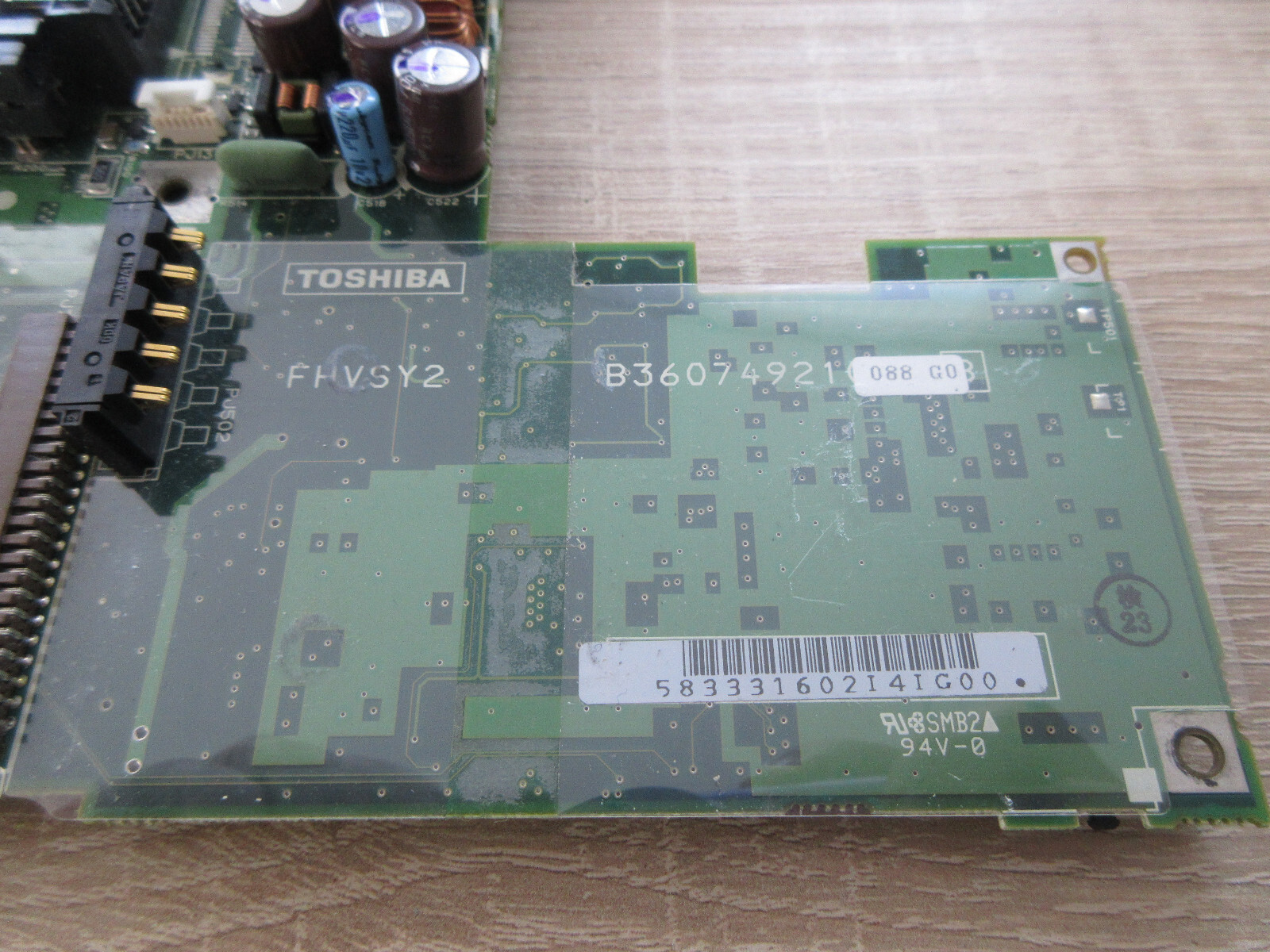 Toshiba T2110CS Spare Part: 486 Motherboard Intel DX4-75Mhz, 4MB + PSU 💯%ig