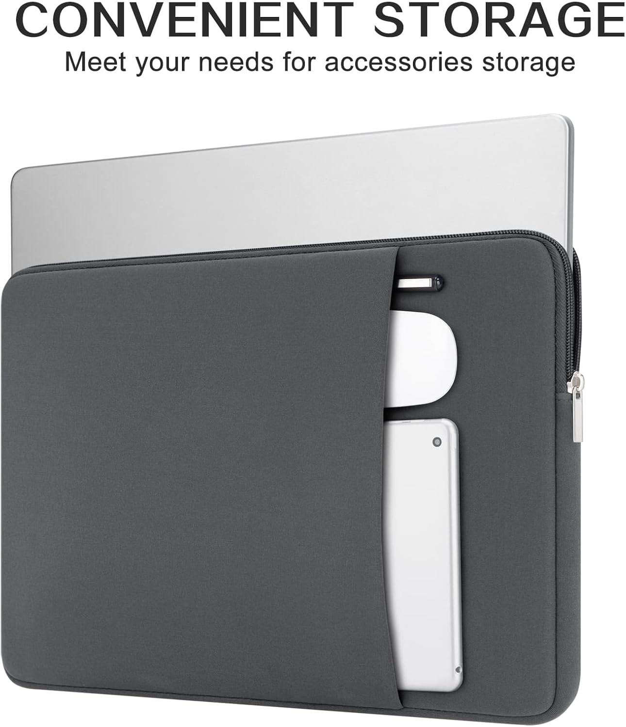 14 Inch Laptop Sleeve Case Protective Soft Padded Zipper Cover for 14″ Notebook