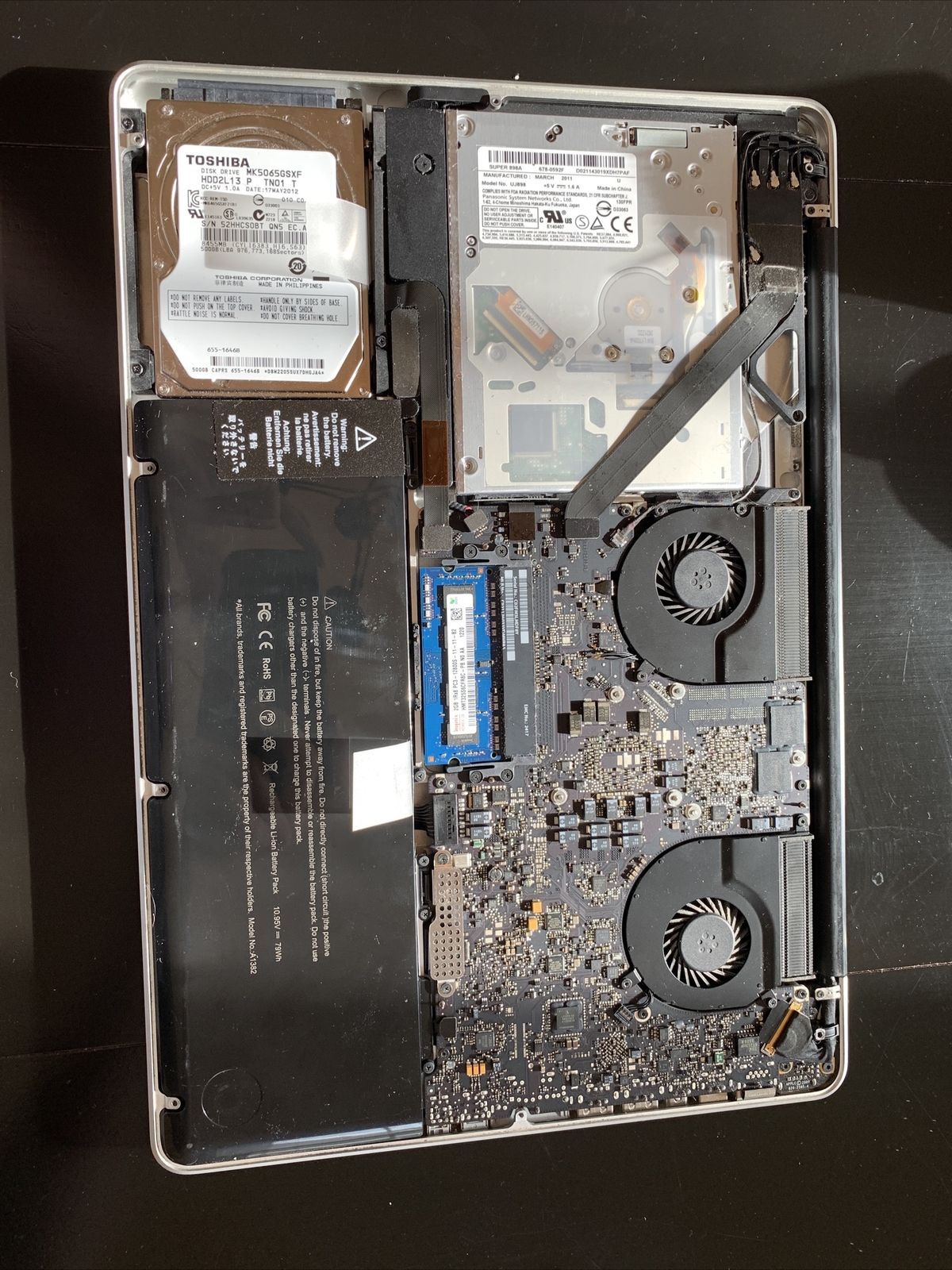 Apple MacBook Pro 15” Early 2011 Model # A1286 FOR PARTS