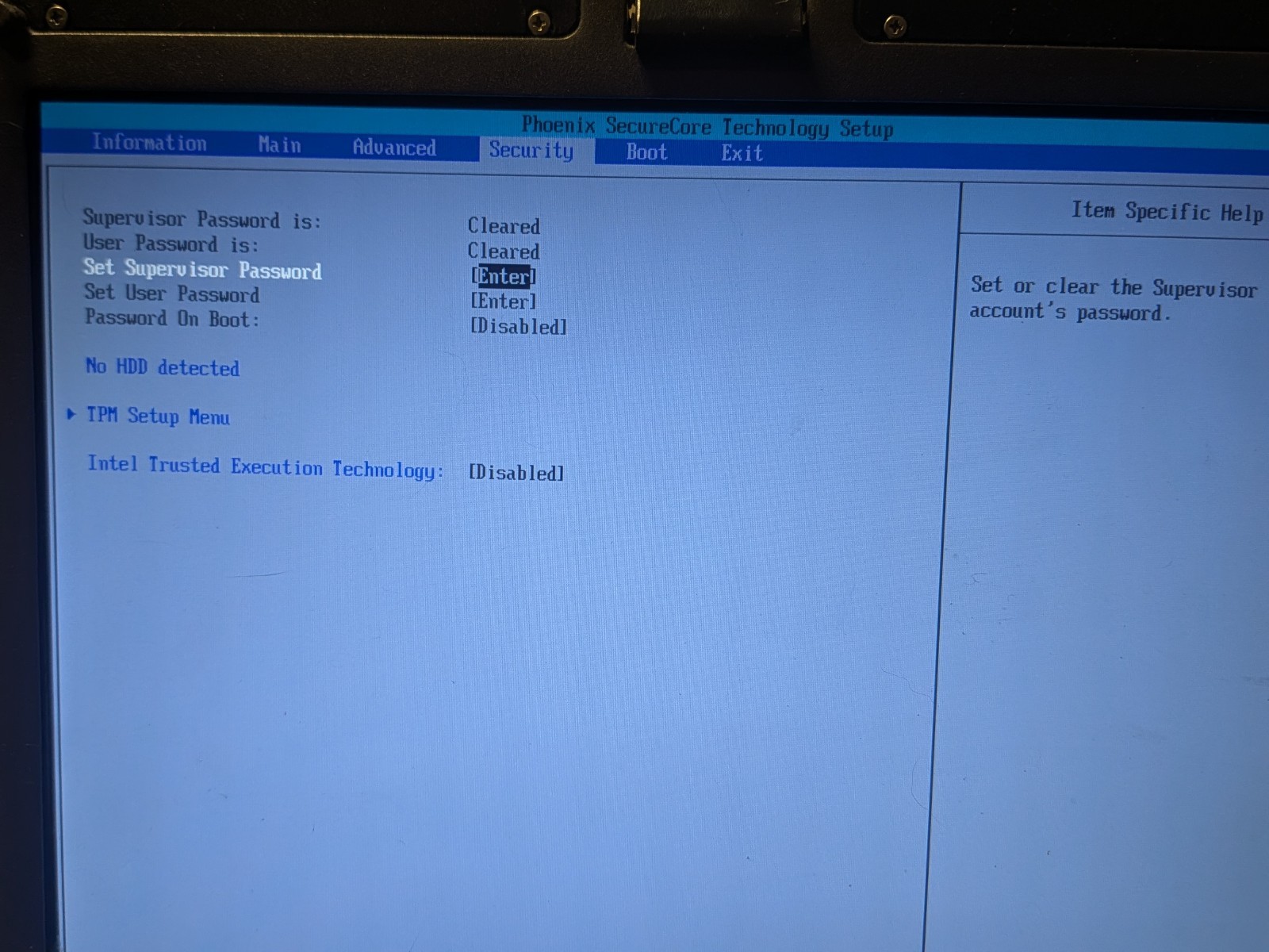 Getac B300 Rugged Laptop i5-4300M 2.6GHz 8GB RAM No HDD Boots to BIOS w/battery