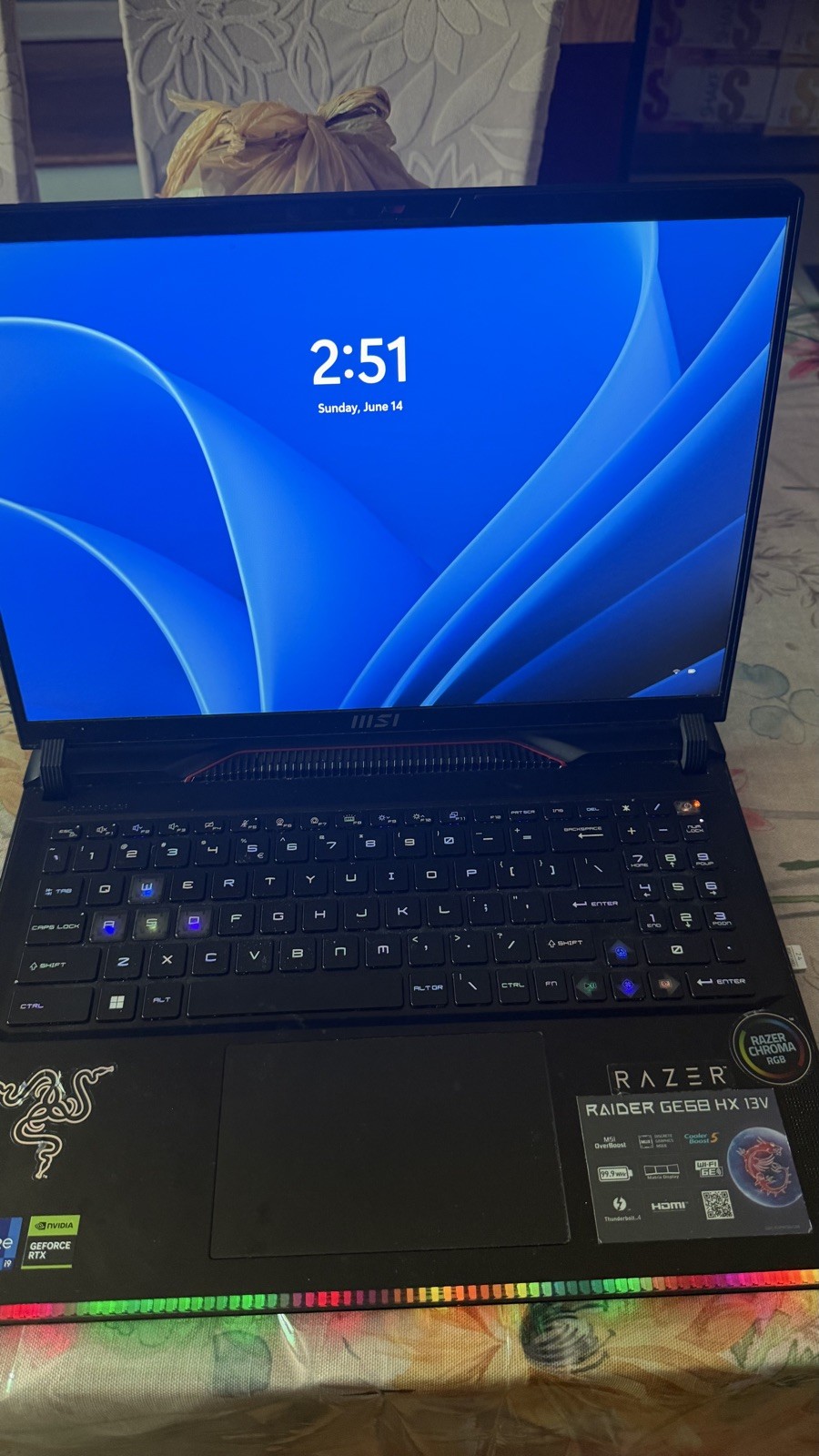 MSI GE68HX Raider 16″ (1TB SSD, Intel Core i9-13950HX, 2.20 GHz, 32GB RAM,…