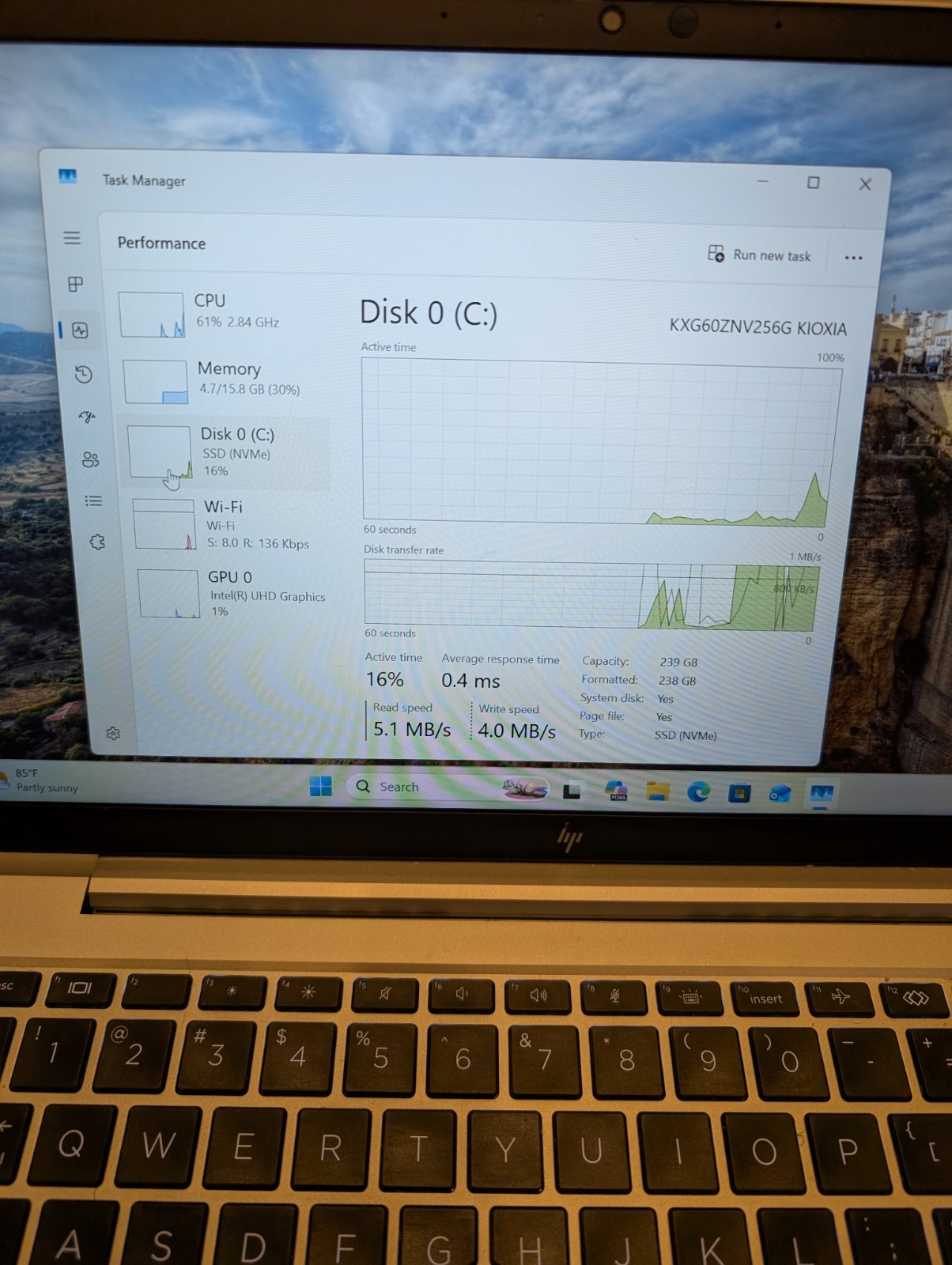 HP Elitebook 840 G7 Touchscreen 16 GB Ram i7 CPU