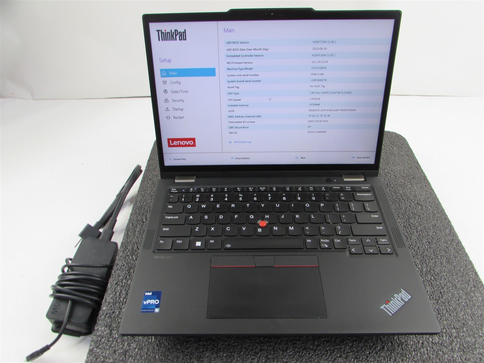 LENOVO THINKPAD X13 YOGA (Gen 4) TOUCH I5-1345U 256GB SSD 16GB RAM WIN 11 PRO