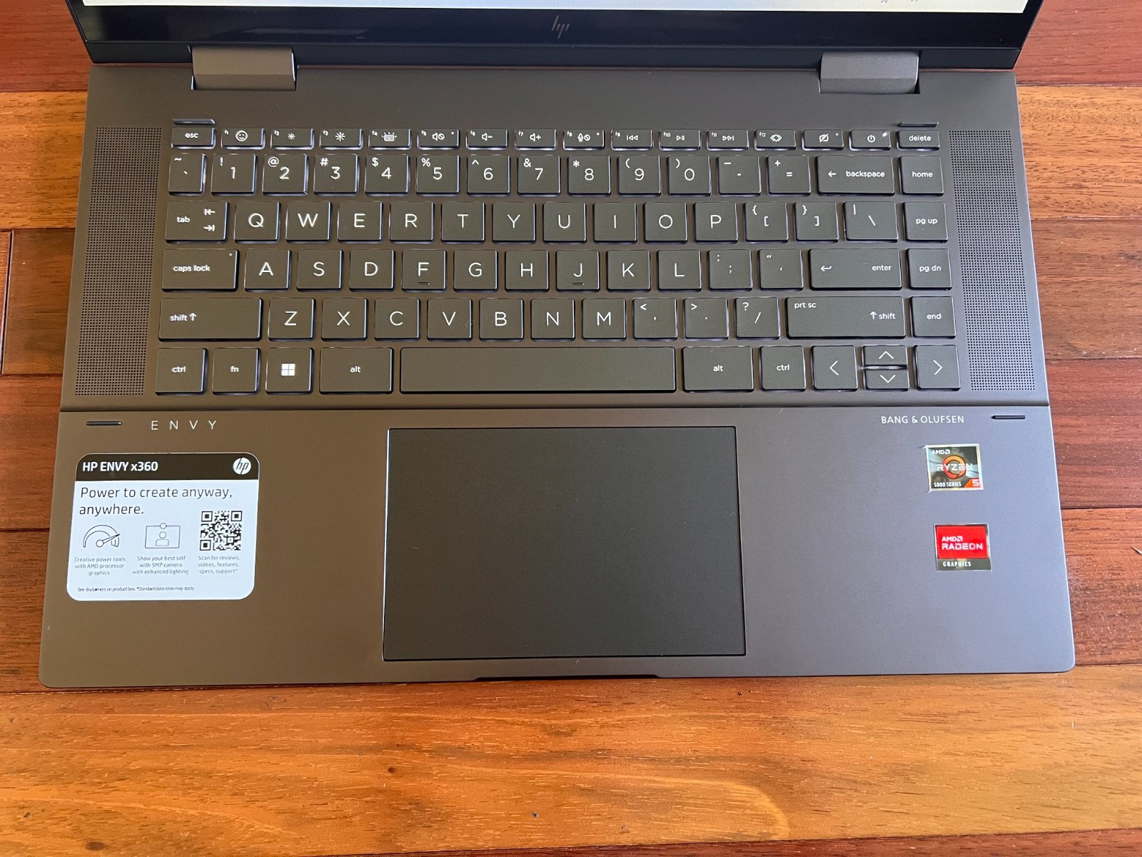 HP ENVY x360 15.6″ FHD Touch Ryzen 5 5625U 32GB RAM 1TB SSD B&O Audio W11 P/Read