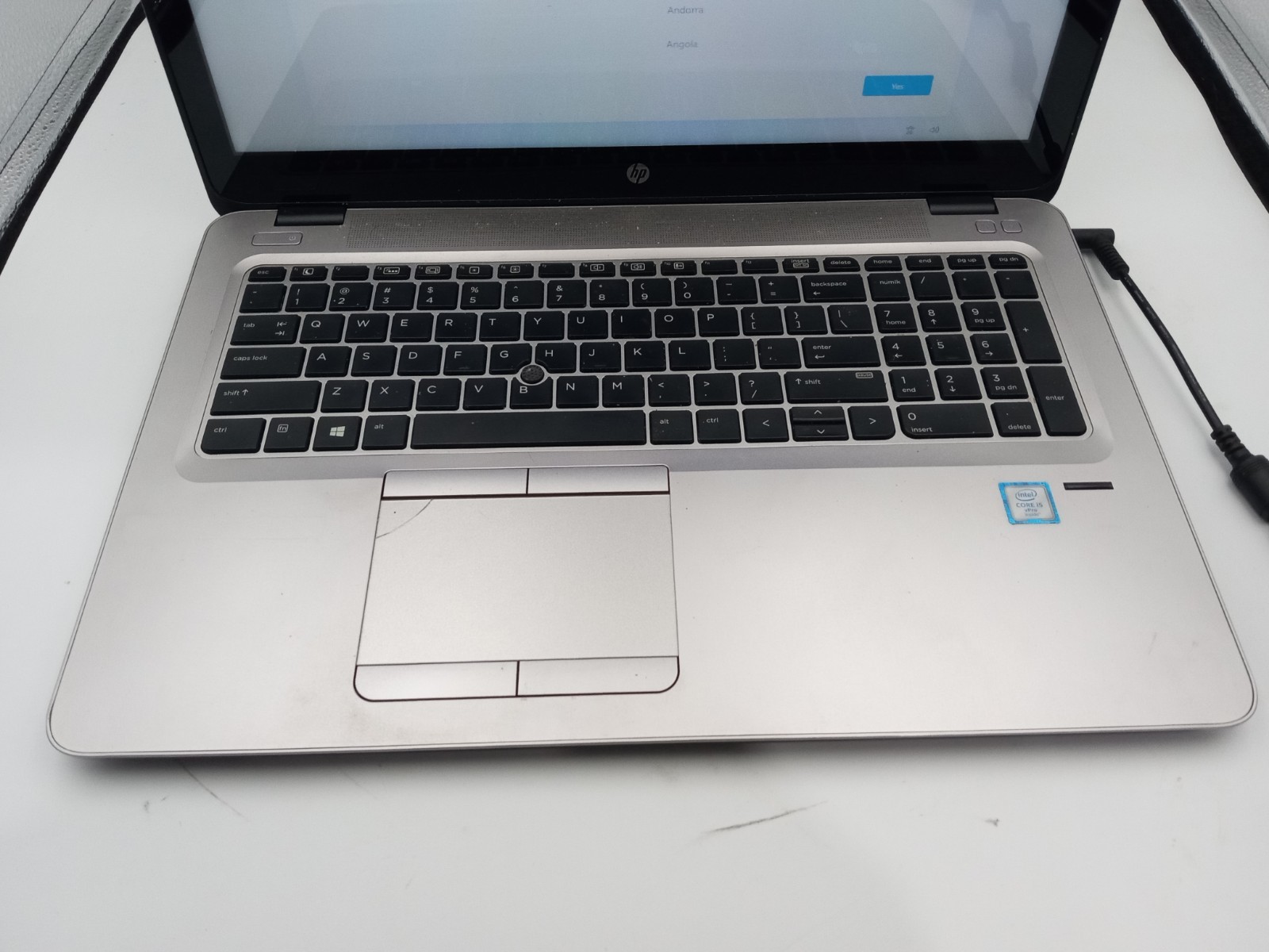 HP EliteBook 850 G3 15″ Touchscreen i5 8GB 128GB Win11 -NO BATTERY -READ -RR