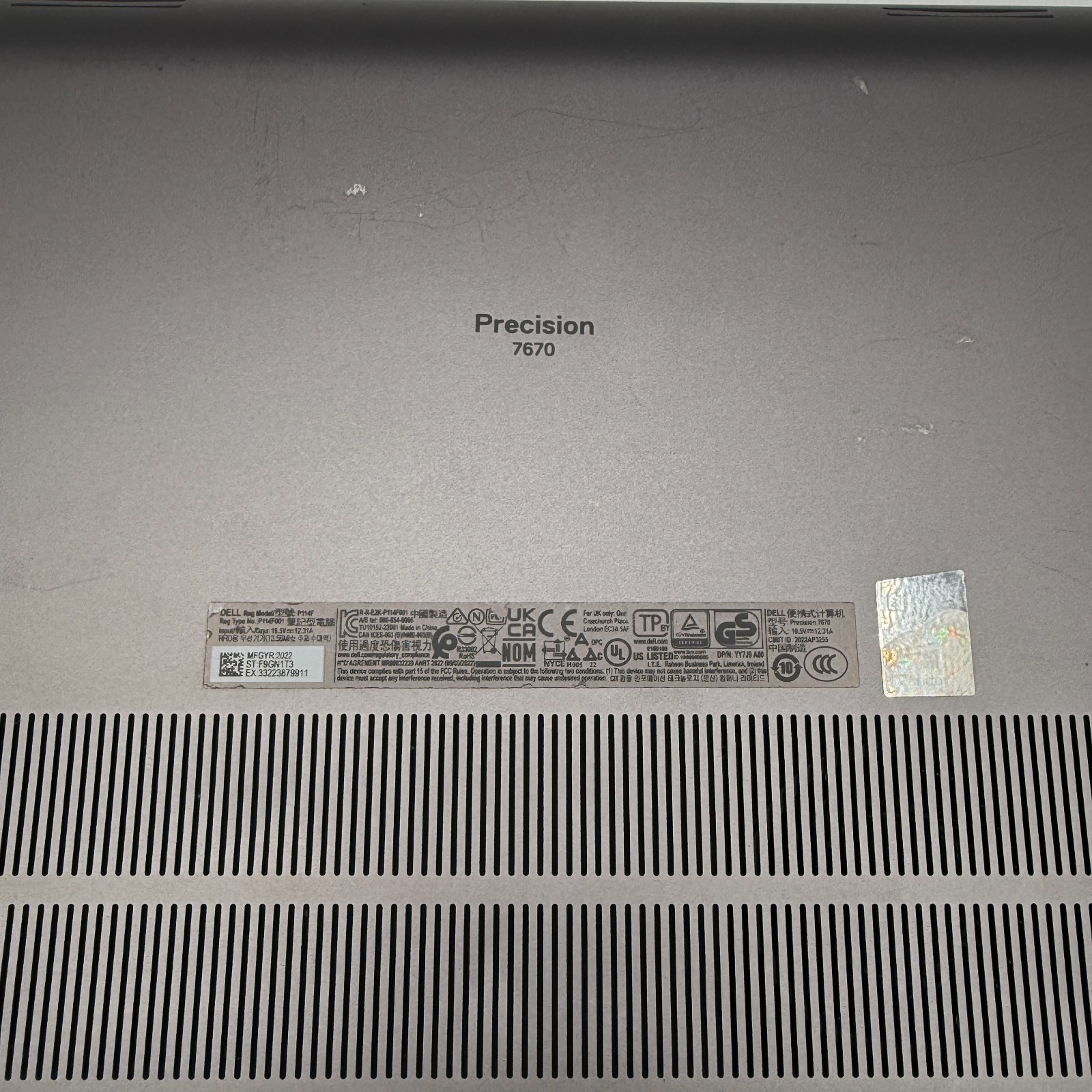 Dell Precision 7670 16″ i9-12950HX RTX 3080 Ti 16GB 64GB RAM 512GB SSD Win11 Pro