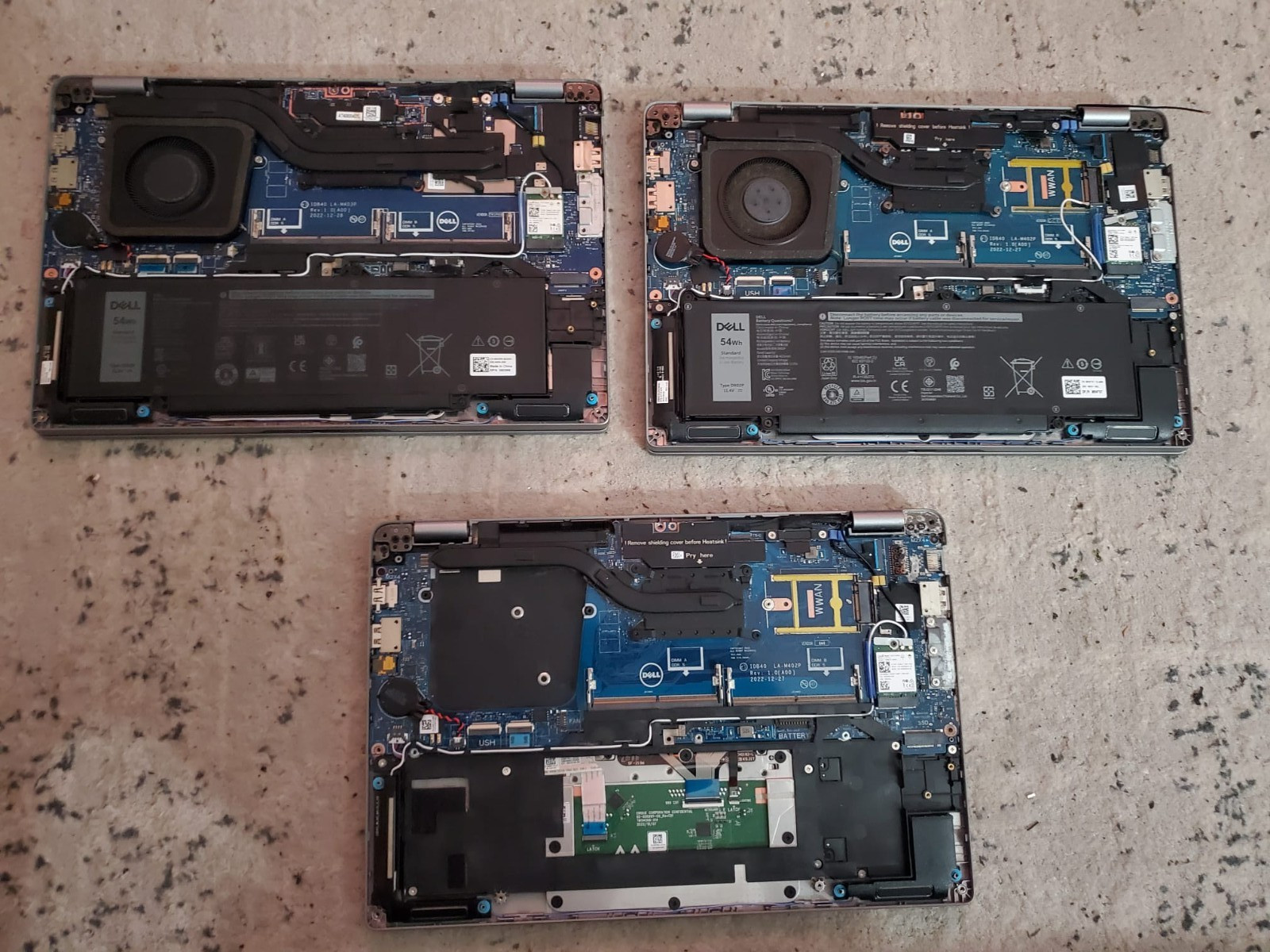 💻 LOT OF 3 Dell Precision 3480 / i7 11th Gen / No RAM 2X NO BOOT PARTS/REPAIR