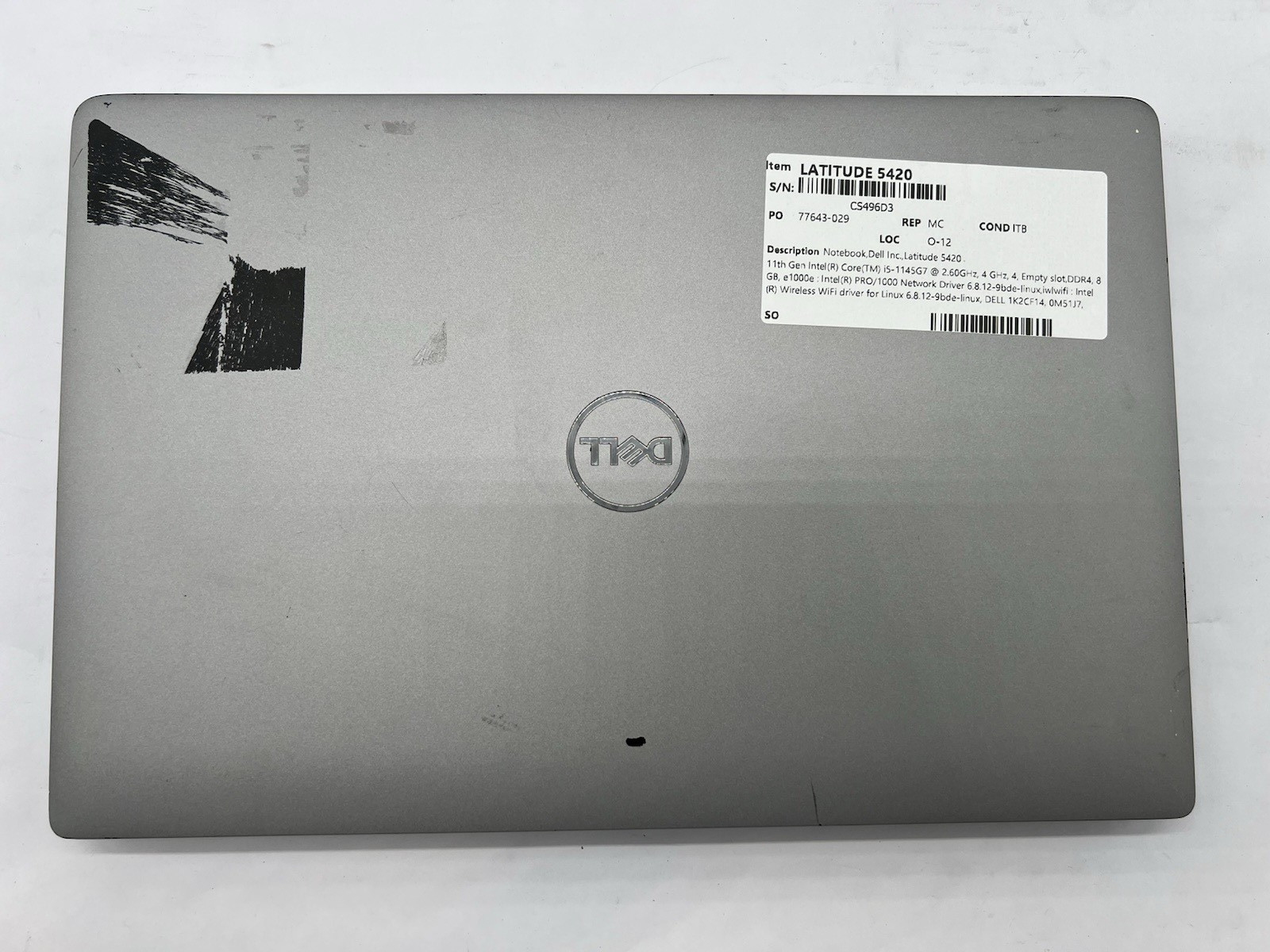 Dell Latitude 5420, i5 11th Gen, 8GB RAM-No HDD/OS/Charger