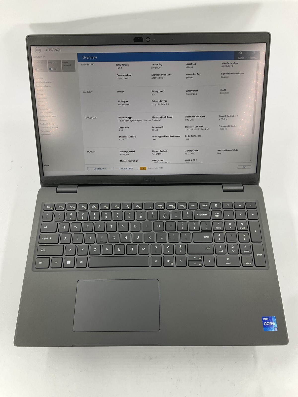 Dell Latitude 3540 15.6″ Touch Core i7-1355U 512GB 16GB B Win 11 Pro