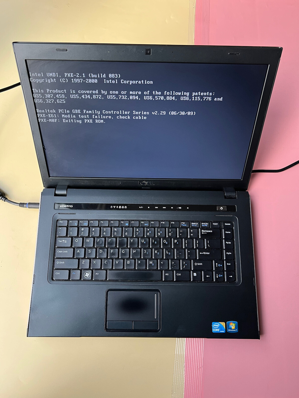 Dell Vostro 3500 Intel Core i3 M350 2.27GHz 4GB RAM 0GB HDD WEBCAM BLUETOOTH