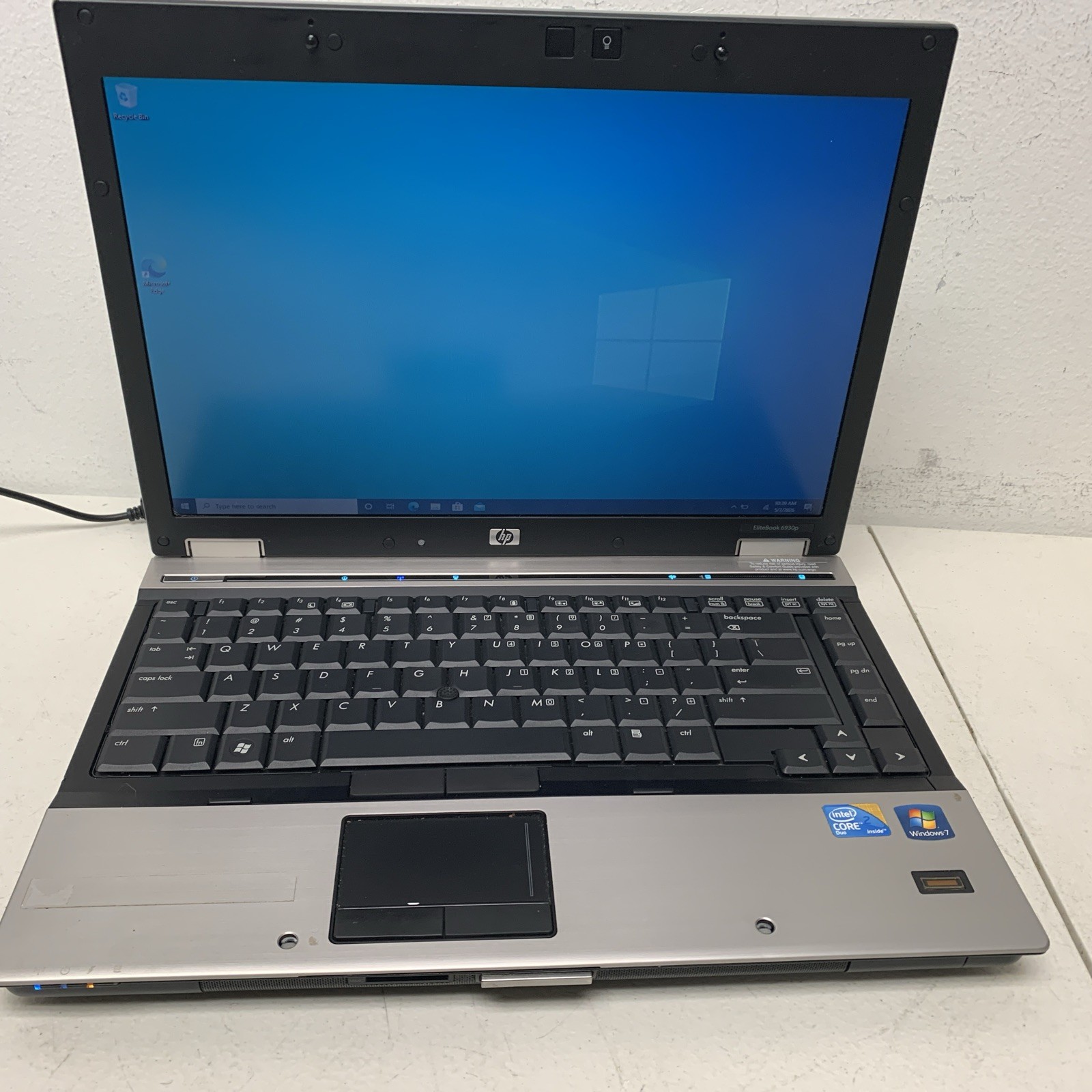 HP Elitebook 6930p Core 2 Duo P8700 4GB Ram 128 Gb SSD Wind 10 Pro Read Descr