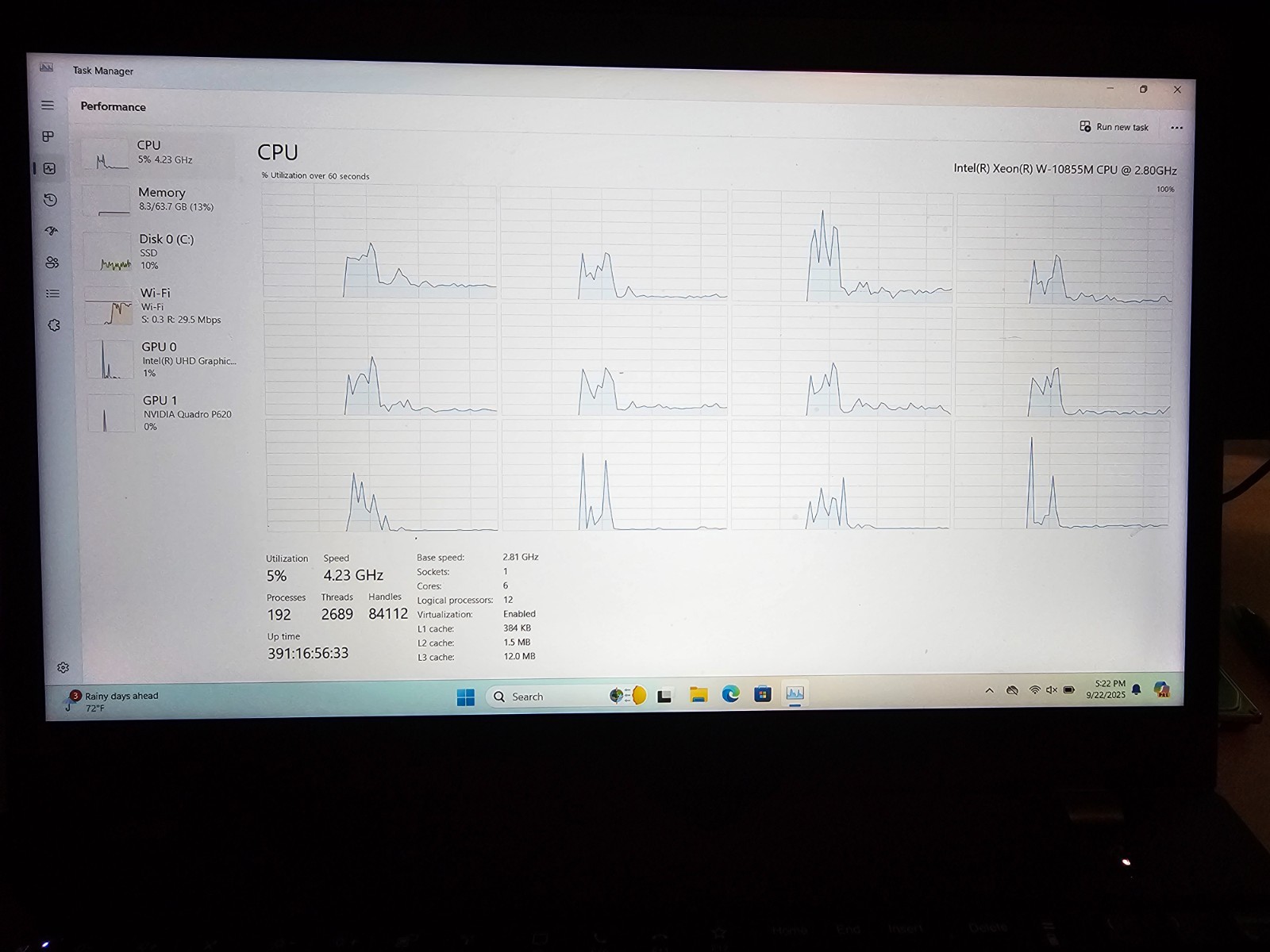 Lenovo thinkpad P15v gen1