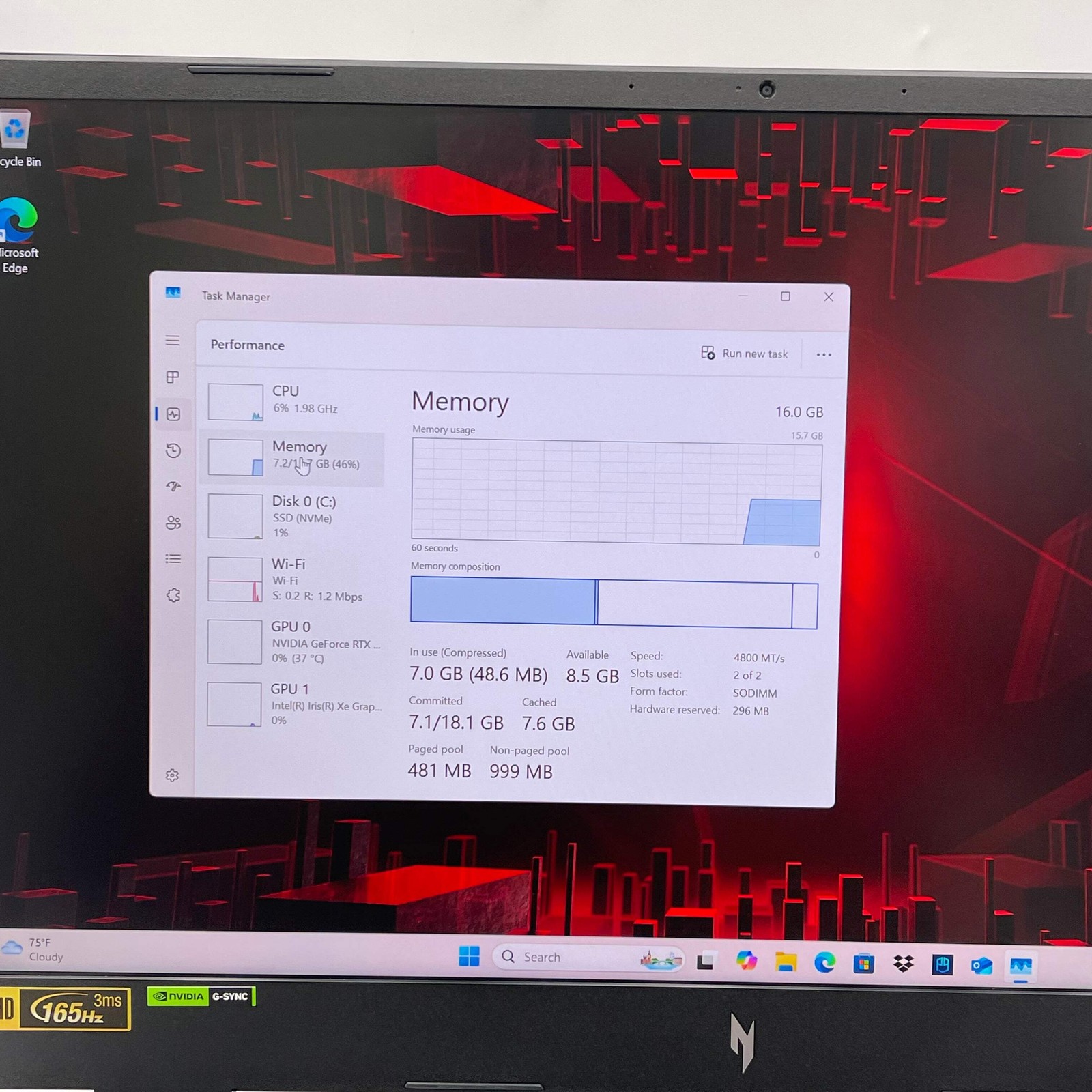 Acer Nitro 17 17.3″ i7-13700H 2.4GHz 16GB RAM 1TB SSD GeForce RTX 4060