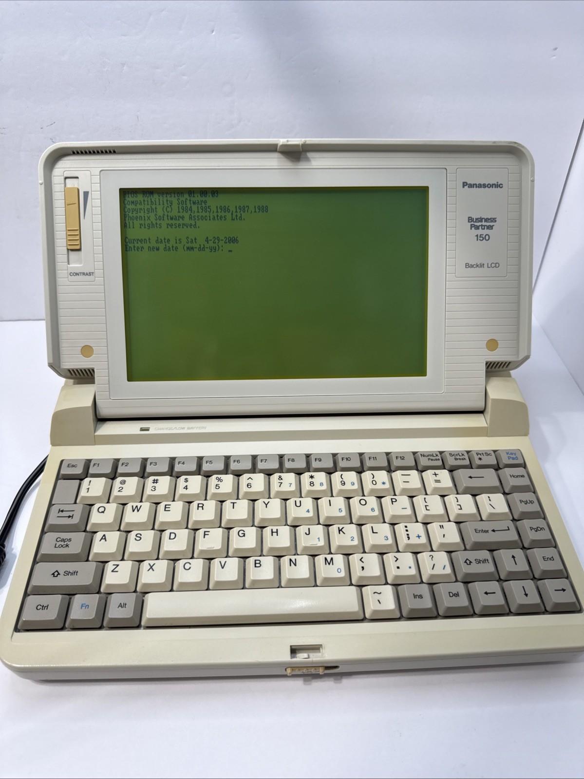 1989 Panasonic Business Partner CF-150 B Portable Computer Powers On Untested