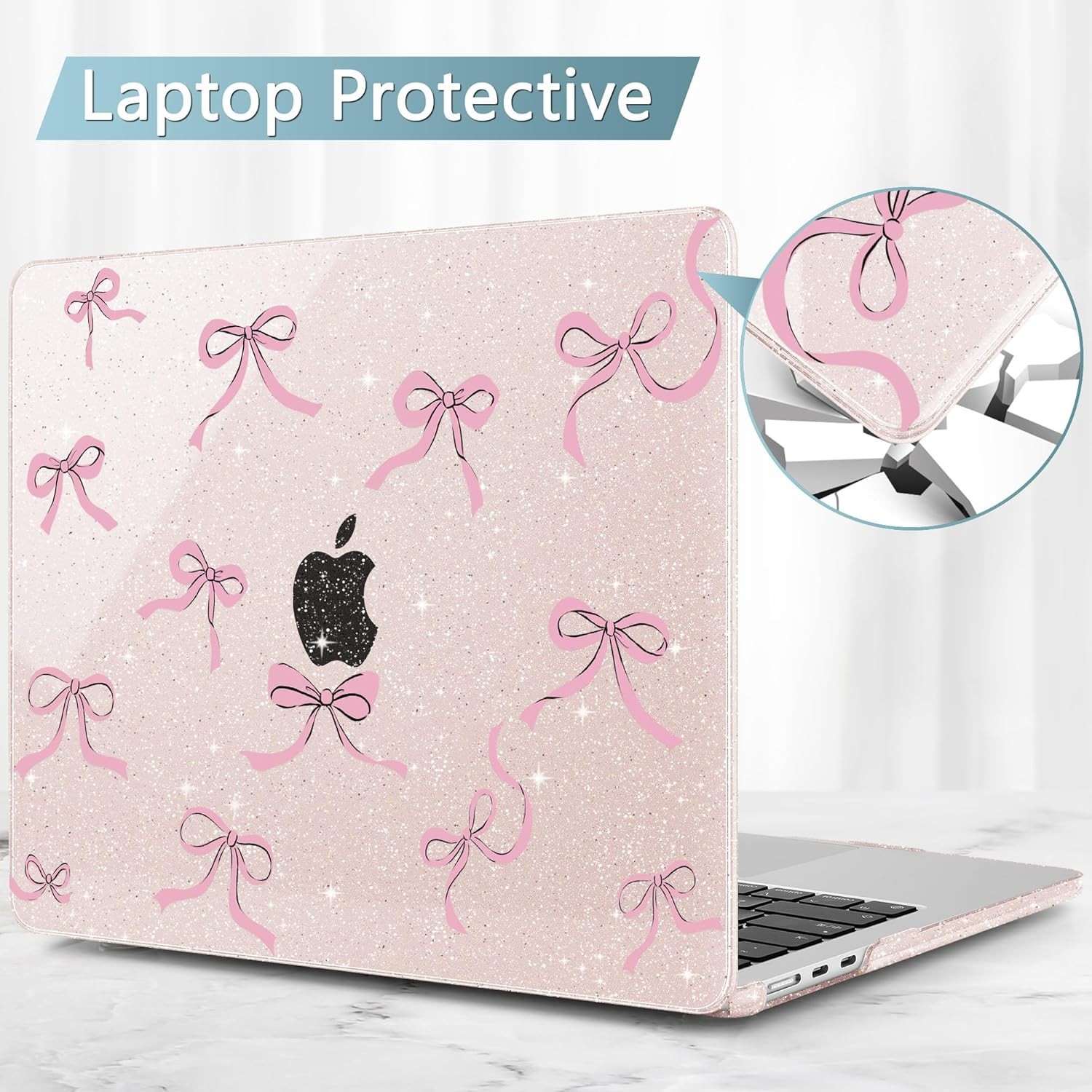 Case for MacBook Air 13/13.6 inch M5 A3449 M4 A3240 M3 A3113 M2 A2681, Sakura Pi