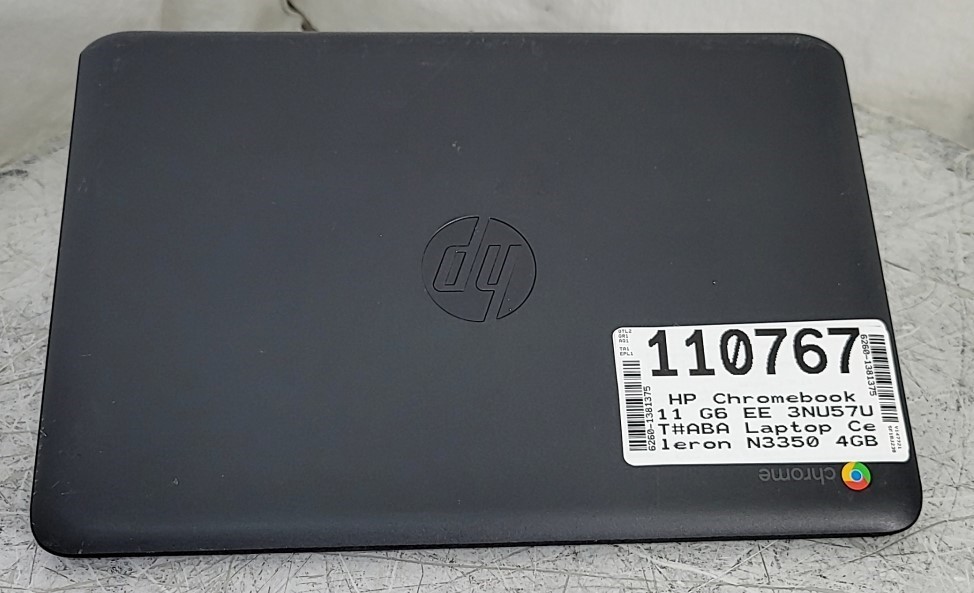 HP Chromebook 11 G6 EE 3NU57UT#ABA Laptop Celeron N3350 4GB 16GB
