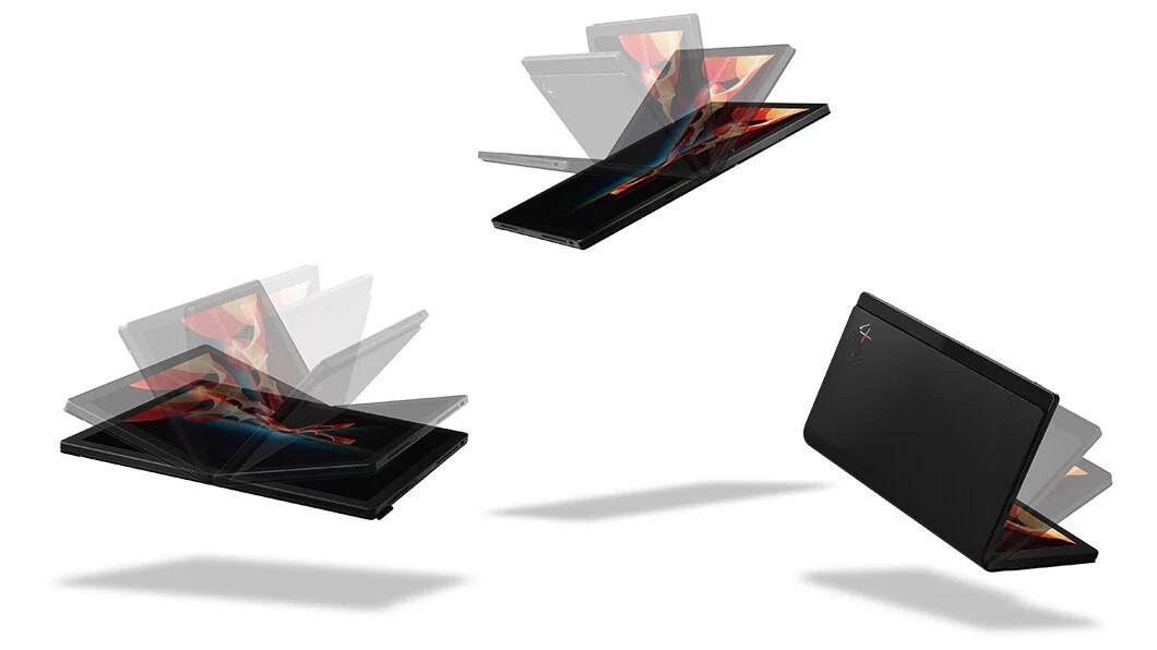 lenovo thinkpad 1x fold 13″ Folding Screen, Black, Original charger included