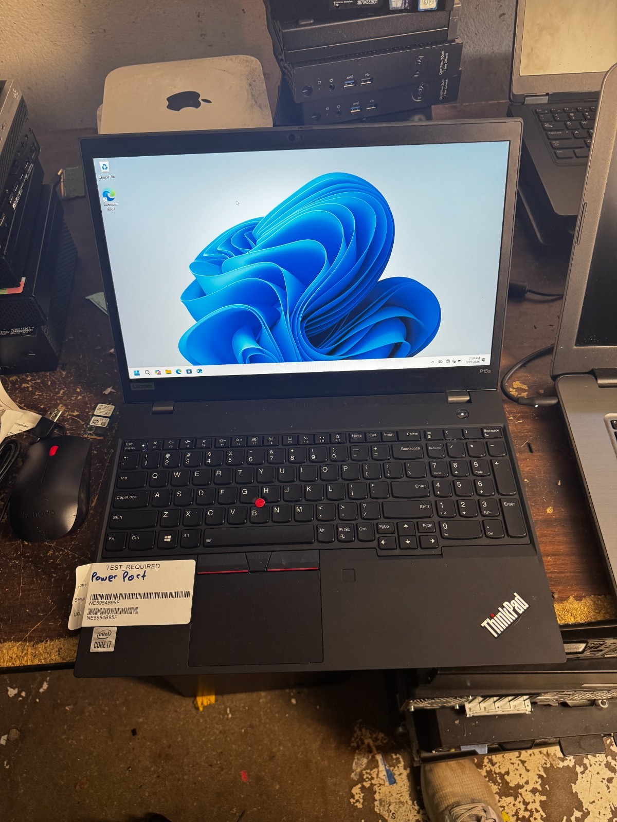 Lenovo ThinkPad P15s Gen 1 Core I7-10510 500GB SSD 16GB RAM *READ #5876