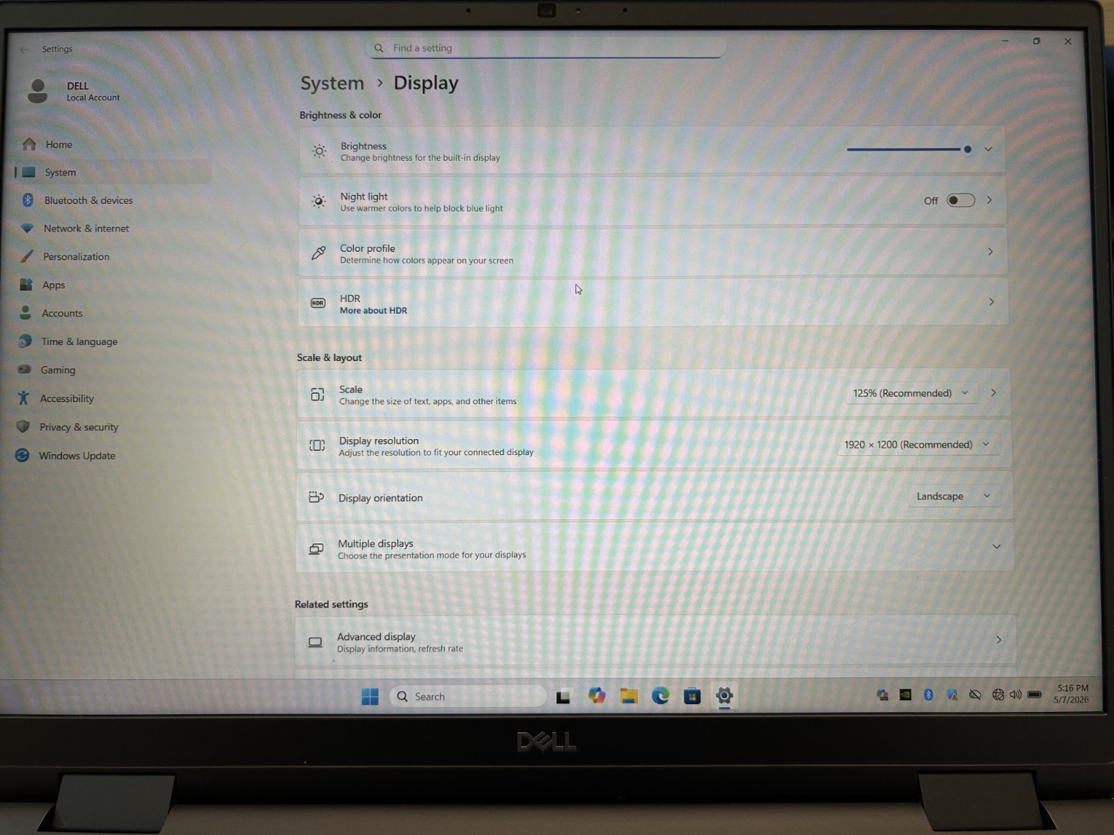 Laptop Dell Precision 7680 16″ Core i7-13850HX 128GB RAM 2TB SSD RTX 2000 Win 11