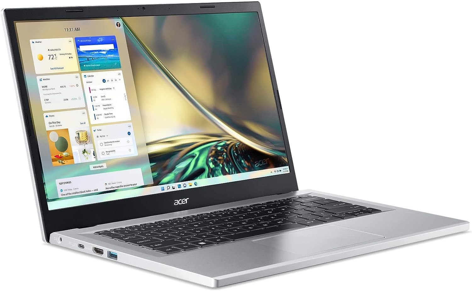 Acer Aspire 3 A314-23P-R3QA Slim Laptop 14.0″ Full HD IPS Display AMD Ryzen 5 75