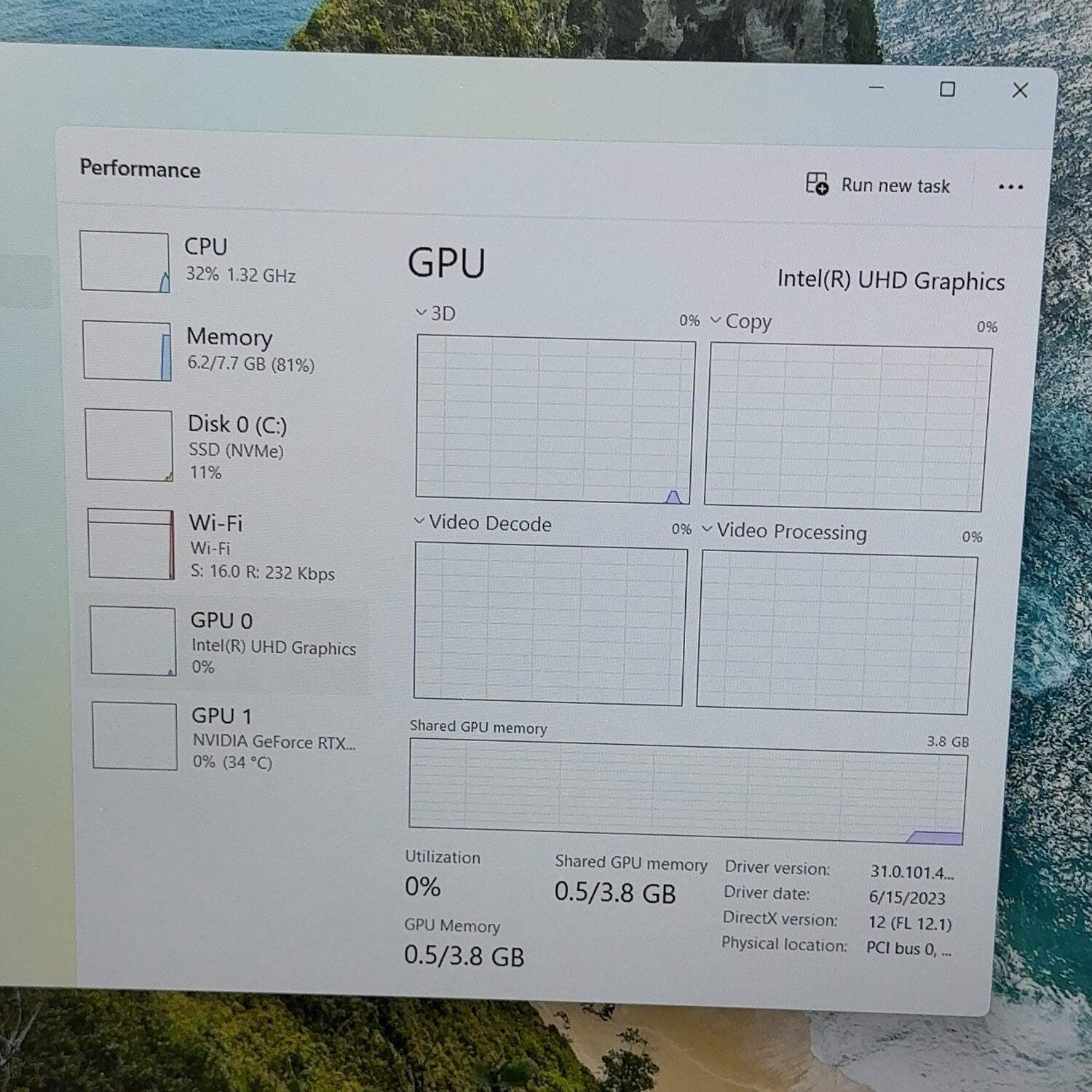 HP Victus 15-FA0033DX 15.6″ i5-12450H 2.0GHz 8GB RAM 512GB SSD GeForce RTX 3050
