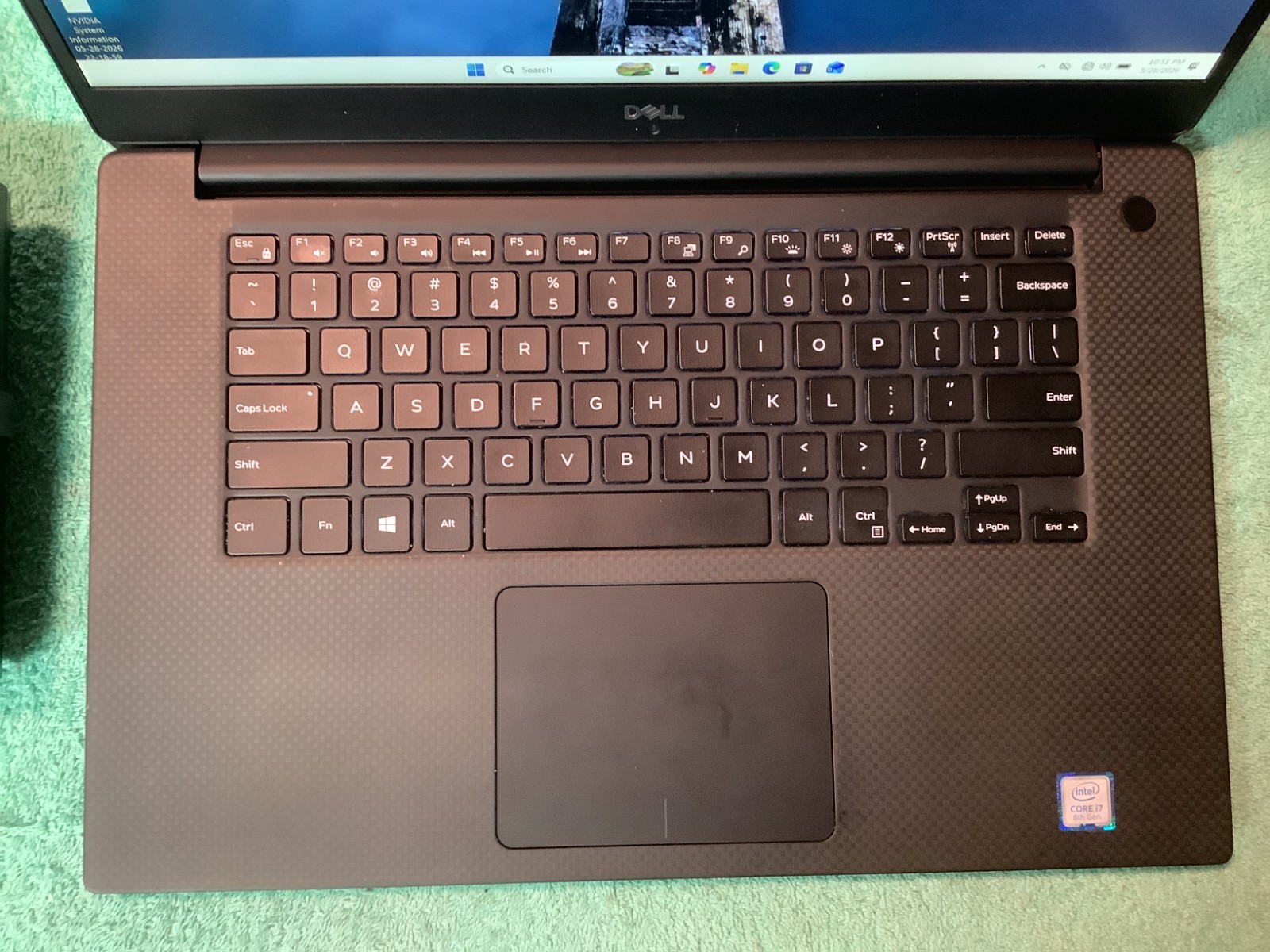 Dell XPS 9570, Gaming-GTX1050Ti, i7-8750H, 16GB – 512GB Windows 11 Home #439RJR2