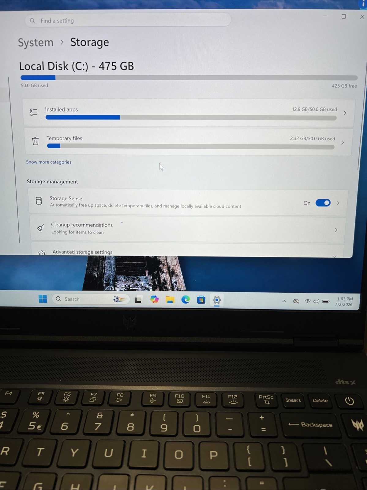 Acer Predator Helios Neo 14 QHD+ Ultra 7 155H 16GB RAM 512GB SSD RTX 4070(8GB)