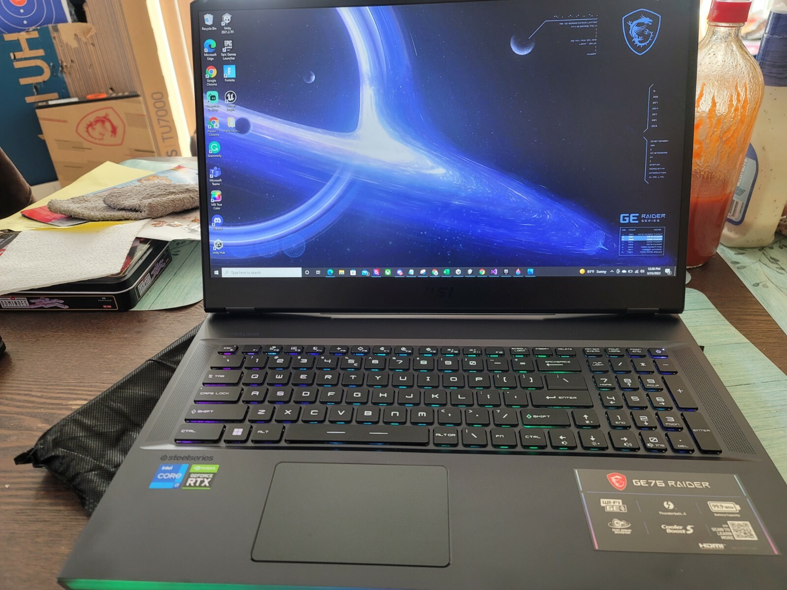 MSI GE76 Raider 11UE-046 17.3″ (1TB SSD, Intel Core i7 11th Gen., 4.60 GHz,…