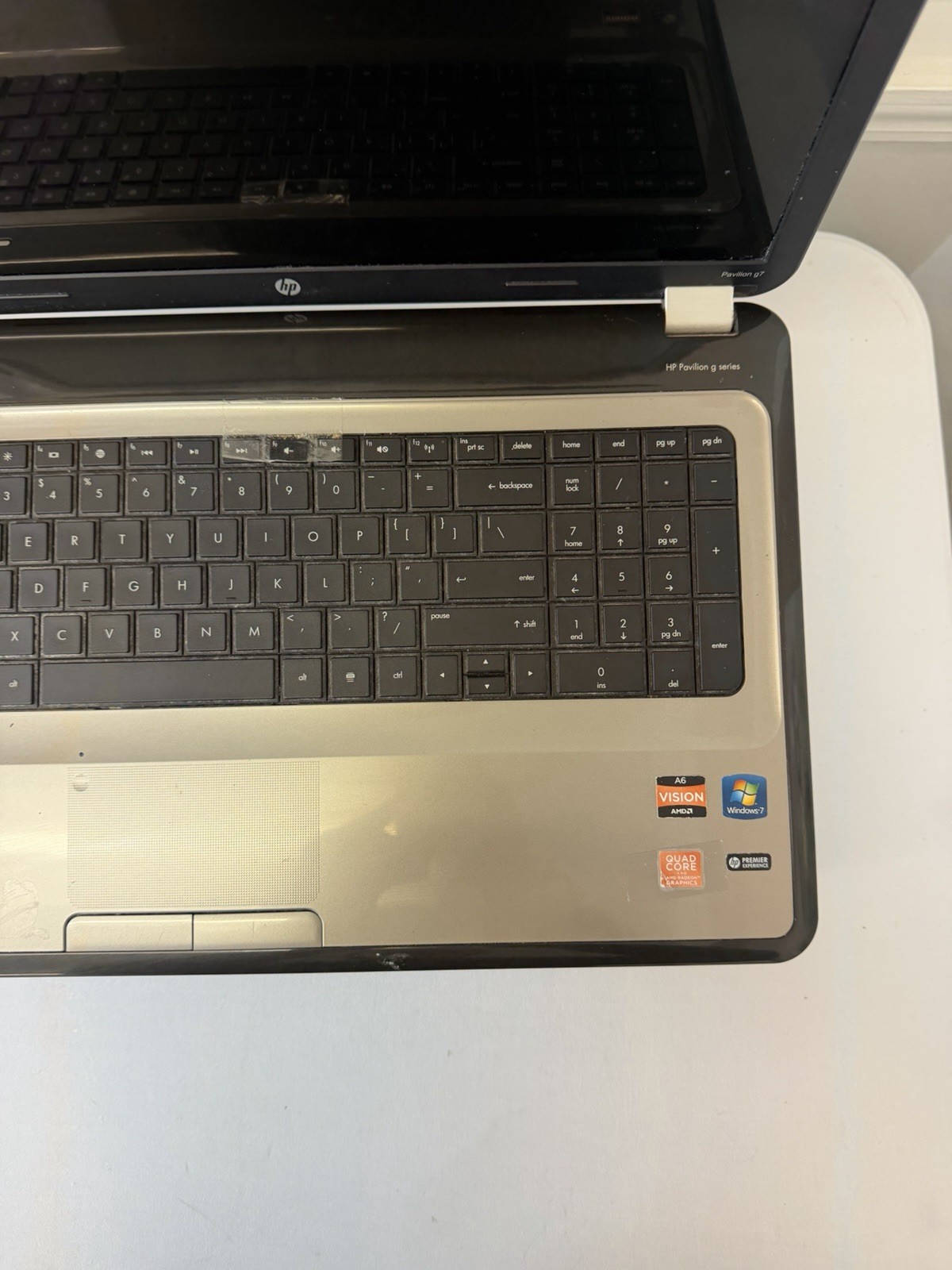 HP Pavillion g7 Laptop – Good Screen – AMD AG-3420M – RAM 8 GB – Read Des