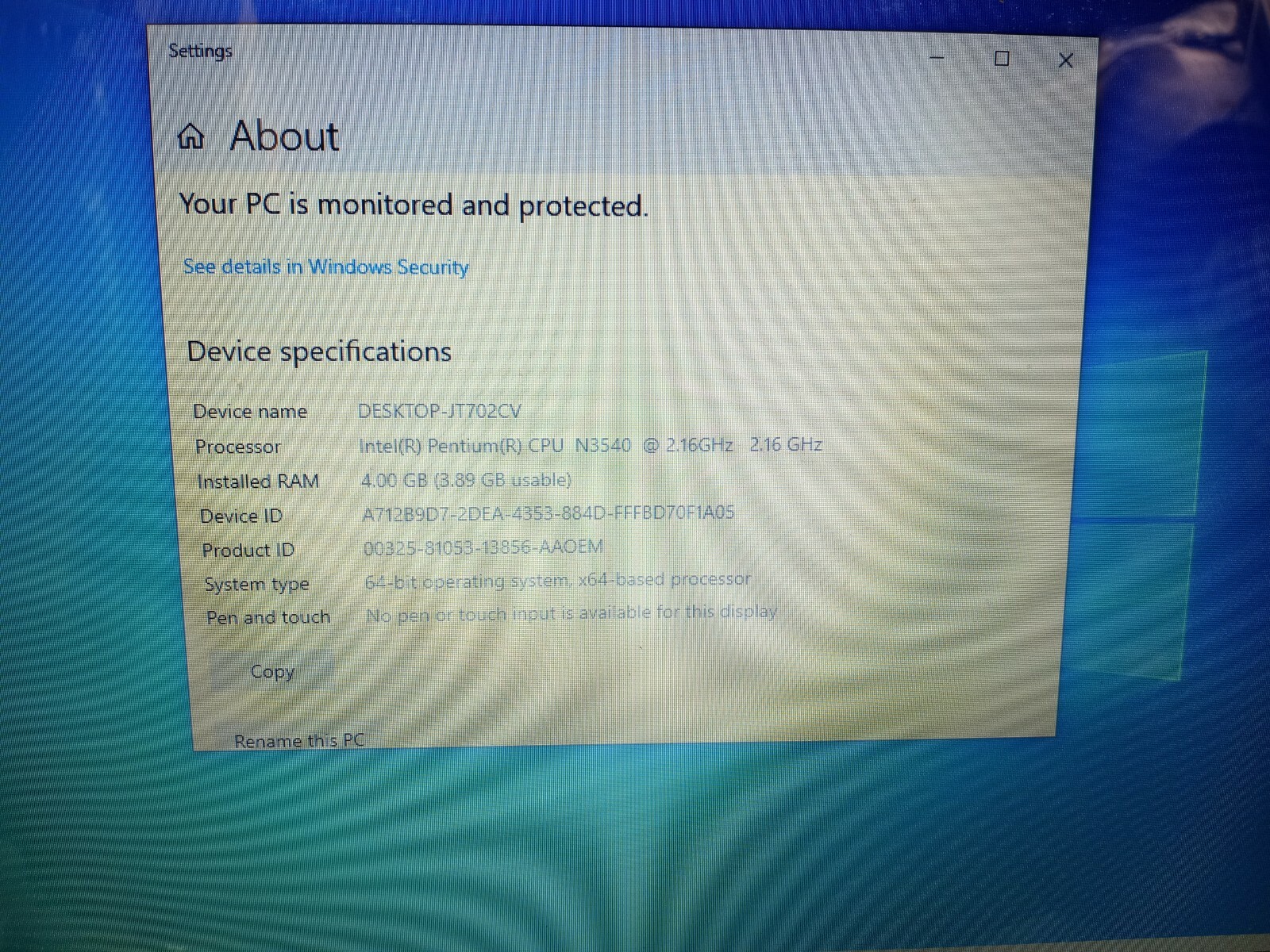 HP 15-1271WM 15.6″ Laptop Intel Pentium N3540 2.16GHz 8GB Ram 500GB HD DVD Win10