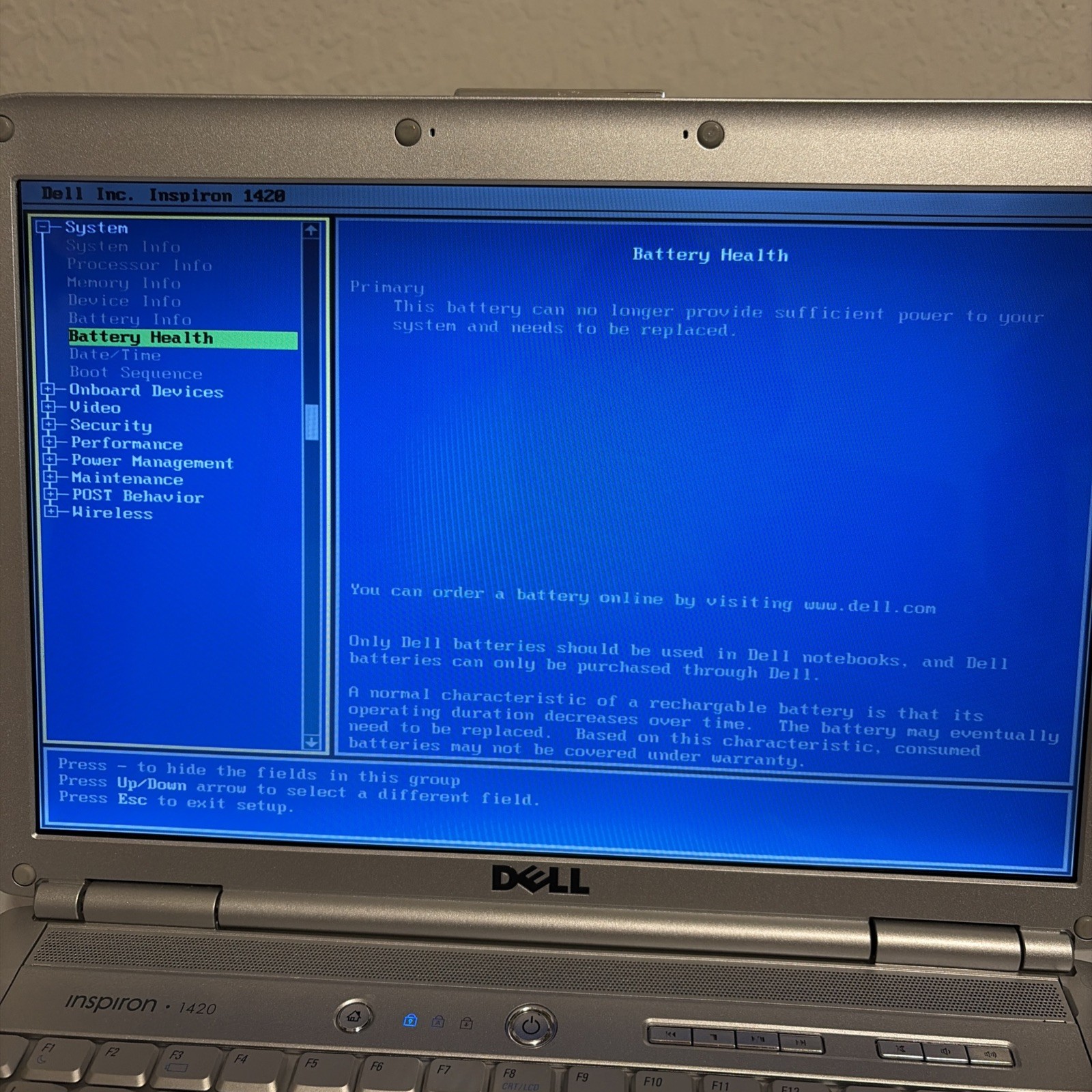 Dell Inspiron 14″ 1420 PP26L Green Laptop 1.66 GHz No HDD Windows Vista