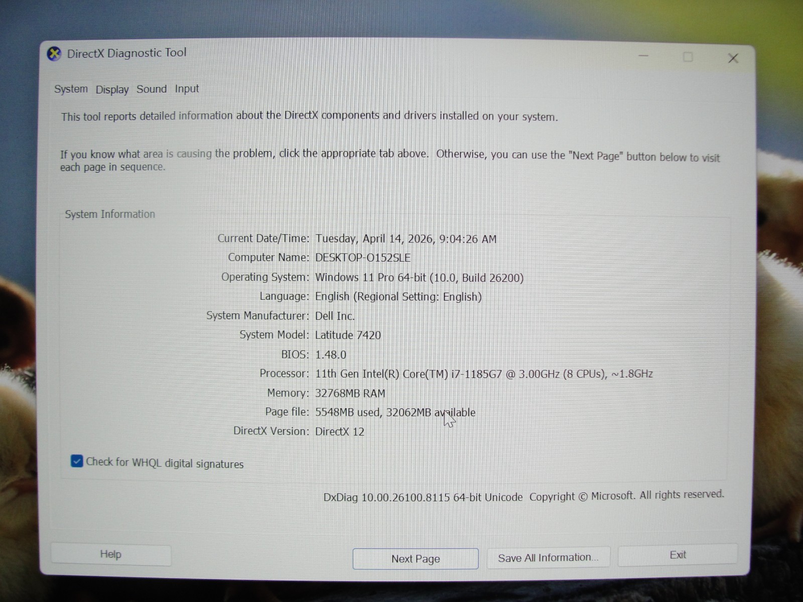 Dell Latitude 7420 Touch 14″FHD i7-11th Gen vPRO 3.0GHz 32GB RAM 256GB SSD+PA