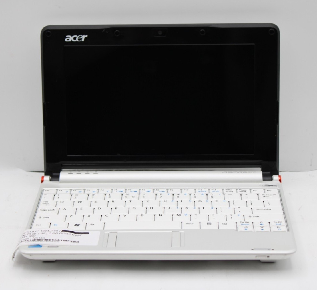 Acer Aspire ZG5 Atom-N270@1.6GHz 1GB DDR3 NO STORAGE OR OS *USED/TESTED*
