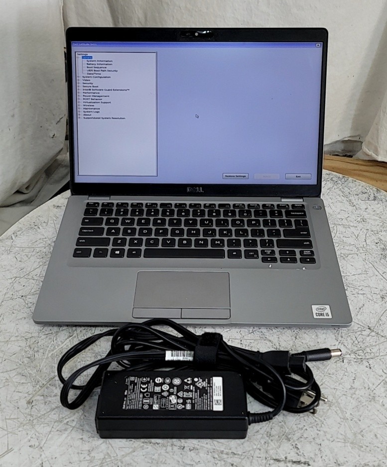 DELL LATITUDE 5411 Laptop Core I5-10400H 8GB 256GB SEE NOTES