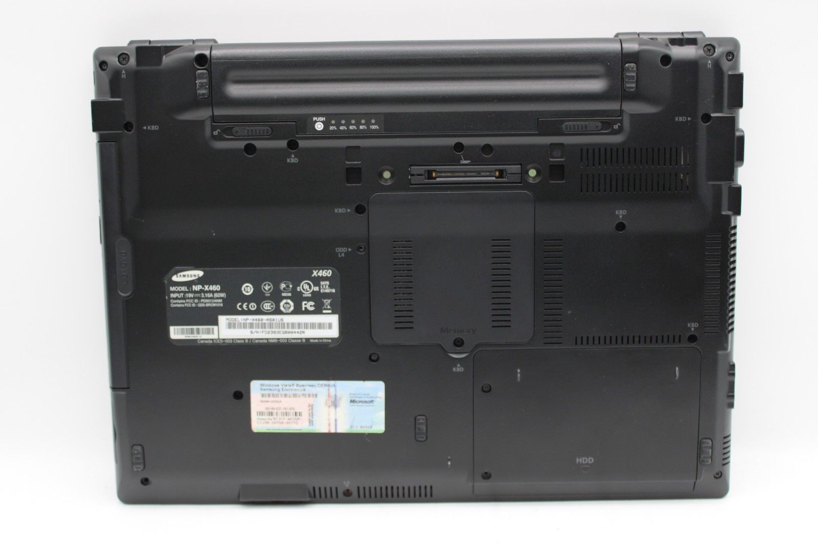 Samsung Sens X460 _ Core 2 Duo P8700 _ 4GB RAM _ NVIDIA _ No SSD / OS *PARTS