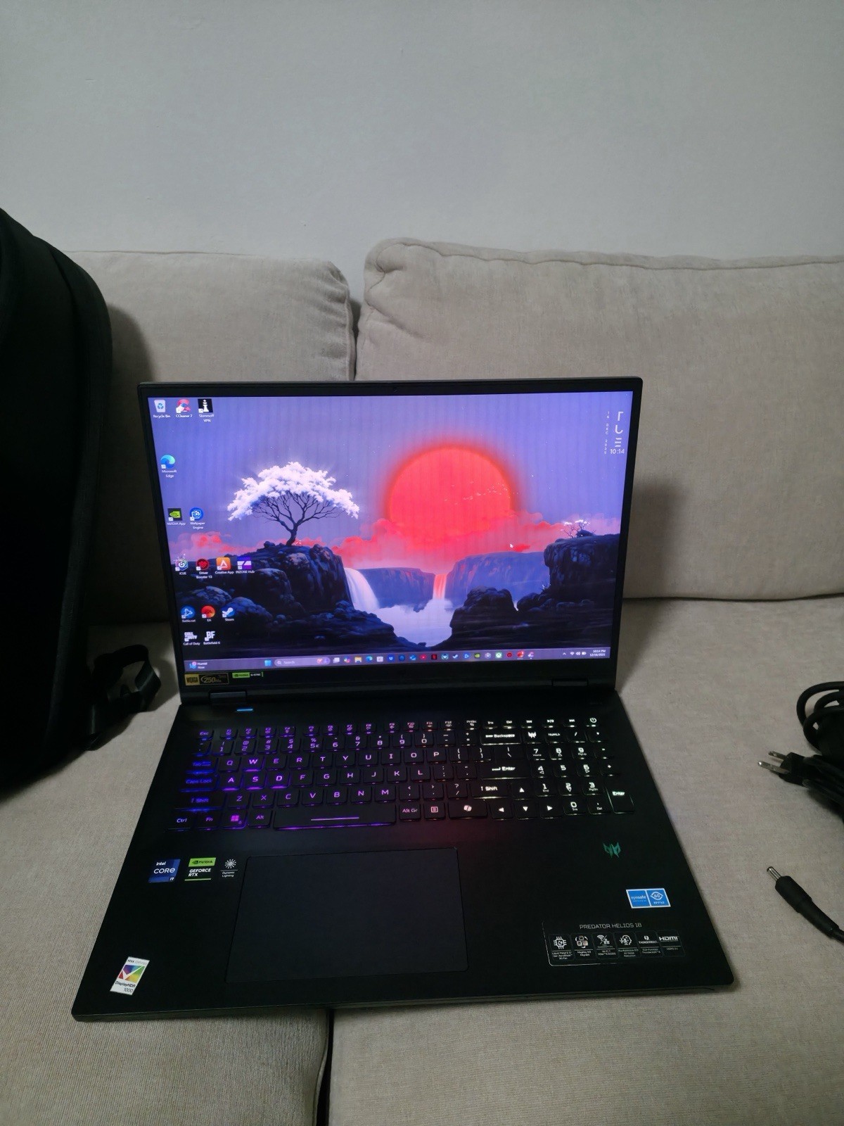 Acer Predator 18 GeForce 4090 2tb Gaming Laptop 250hz Intel Core 32gb Ram