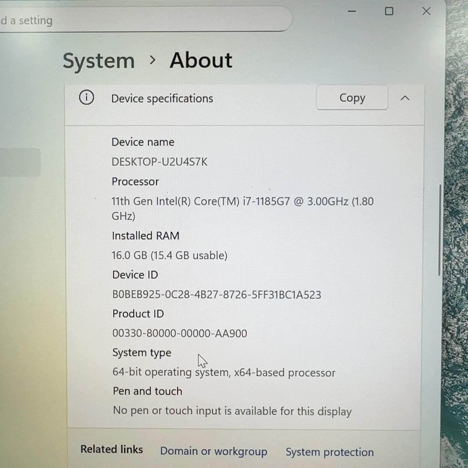 Dell Latitude 5420 14″ i7-1185G7 1.8GHz 16GB RAM 512GB