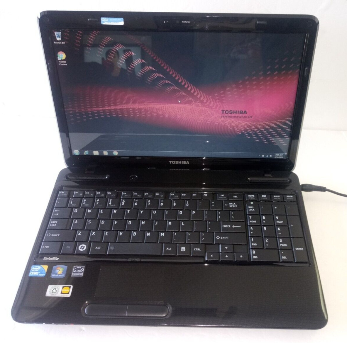 TOSHIBA SATELLITE L655-S 750GB 8GB INTEL CORE i3 M380 2.53 GHz Win 10 PRO