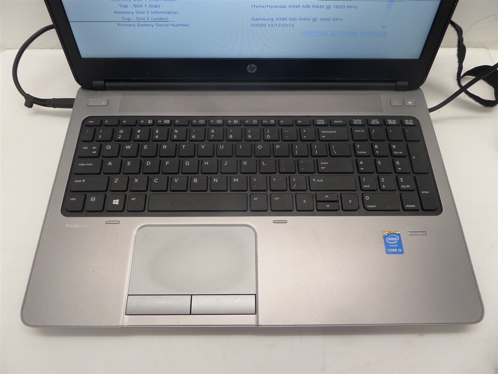 HP ProBook 650 G1 15.6″ Laptop w/ i5-4210M 2.6GHz CPU 8GB RAM – Lines On Screen