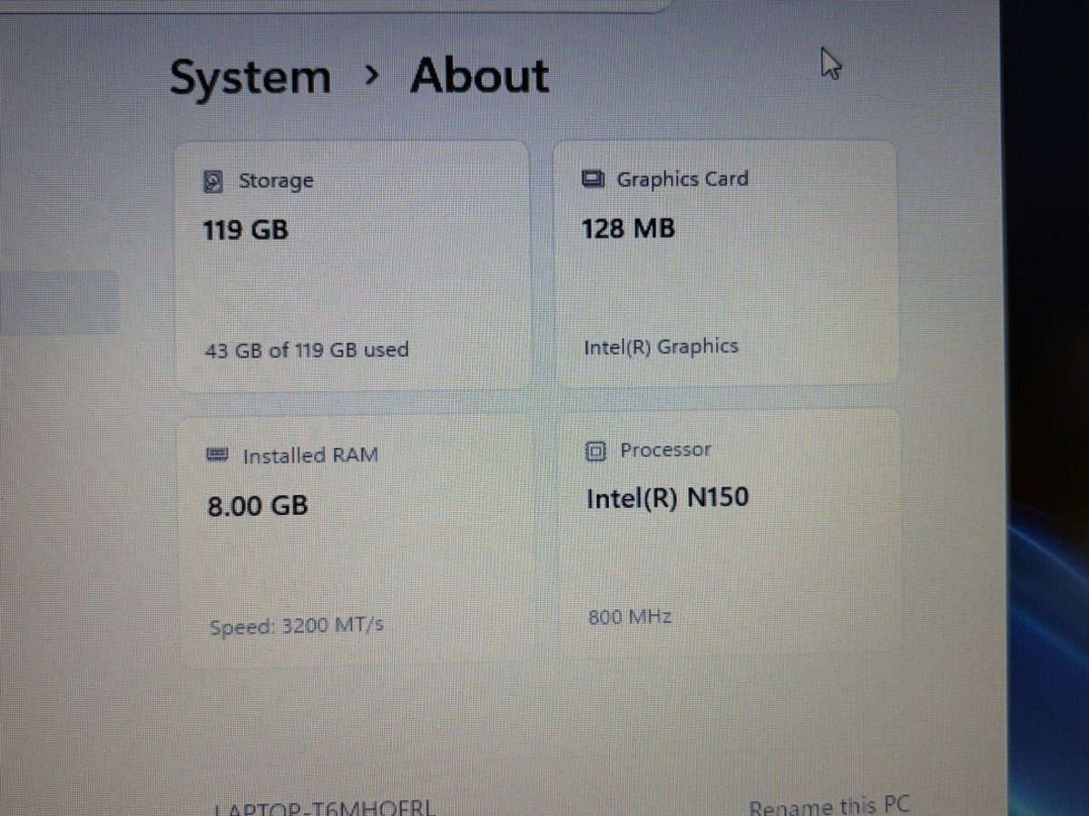 HP PINK LAPTOP 8GB 128GB SSD W/ CHARGER 14-DQ6015DX (CMP126499)