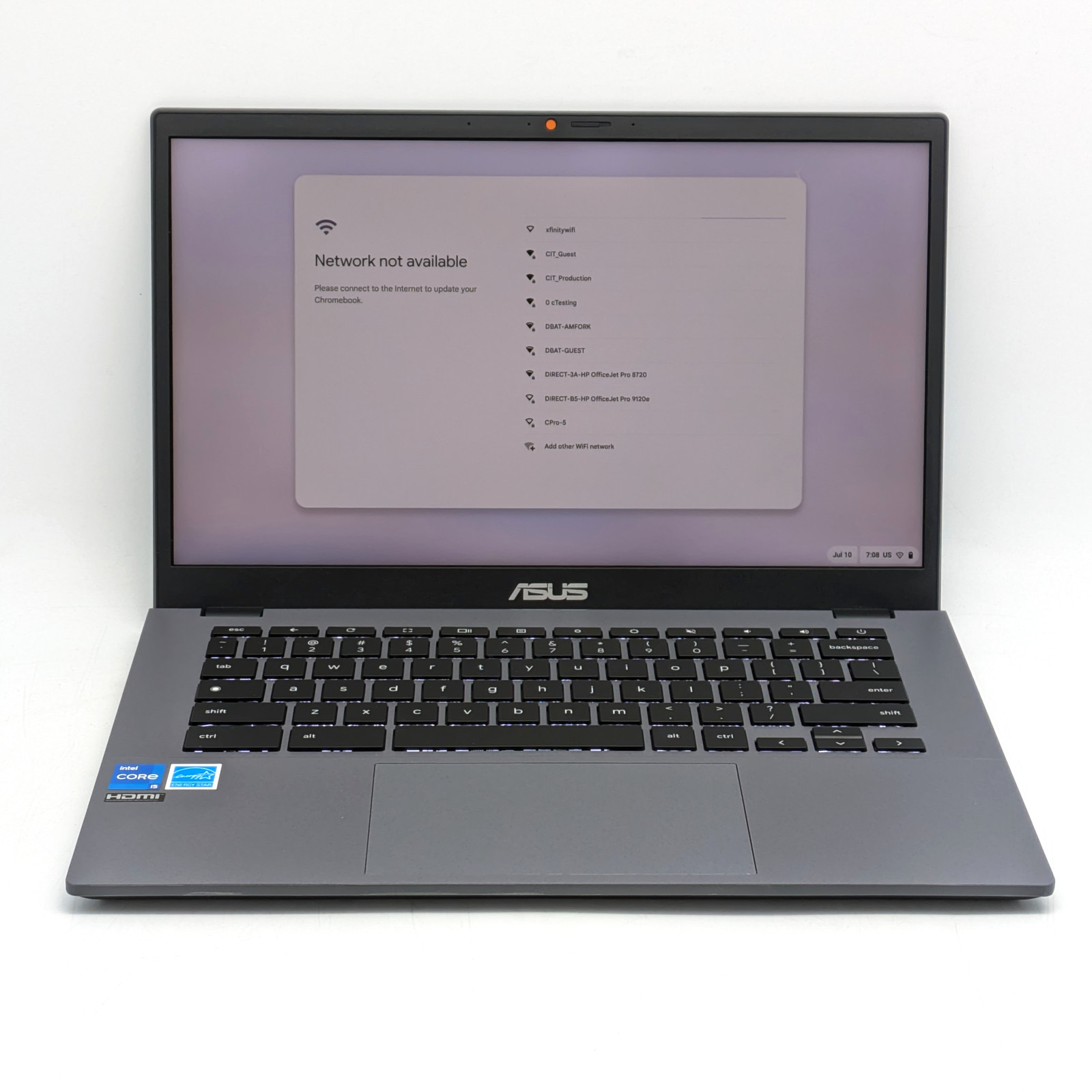 ASUS Chromebook Plus CX34 14″ i5-1235U 16GB DDR5 256GB UFS ChromeOS