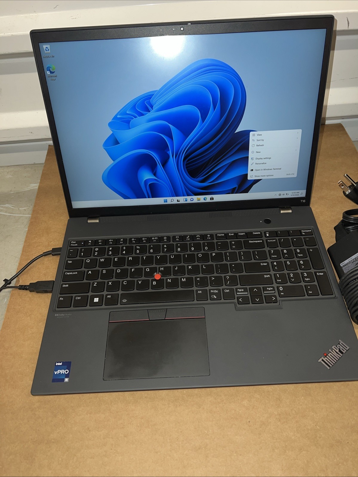 Lenovo ThinkPad T16 Gen 2 i5-1245U @ 1.60GHz, 16GB Ram, 512GB SSD Win. 11 Pro