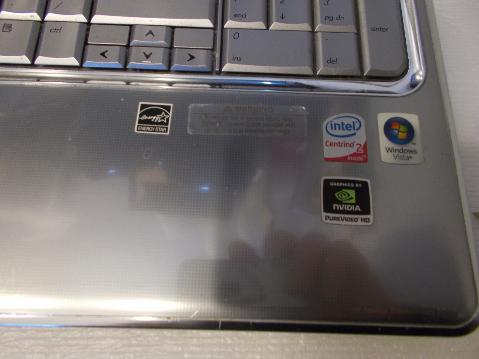 HP Pavilion 17-in. laptop FF216URA With Power Cord & Mouse Working- Bad Battery