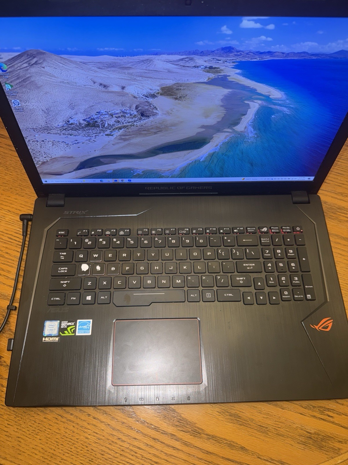 ASUS ROG Strix 17″+ Gaming Laptop i7 GTX Windows 10 Black/Red HDMI