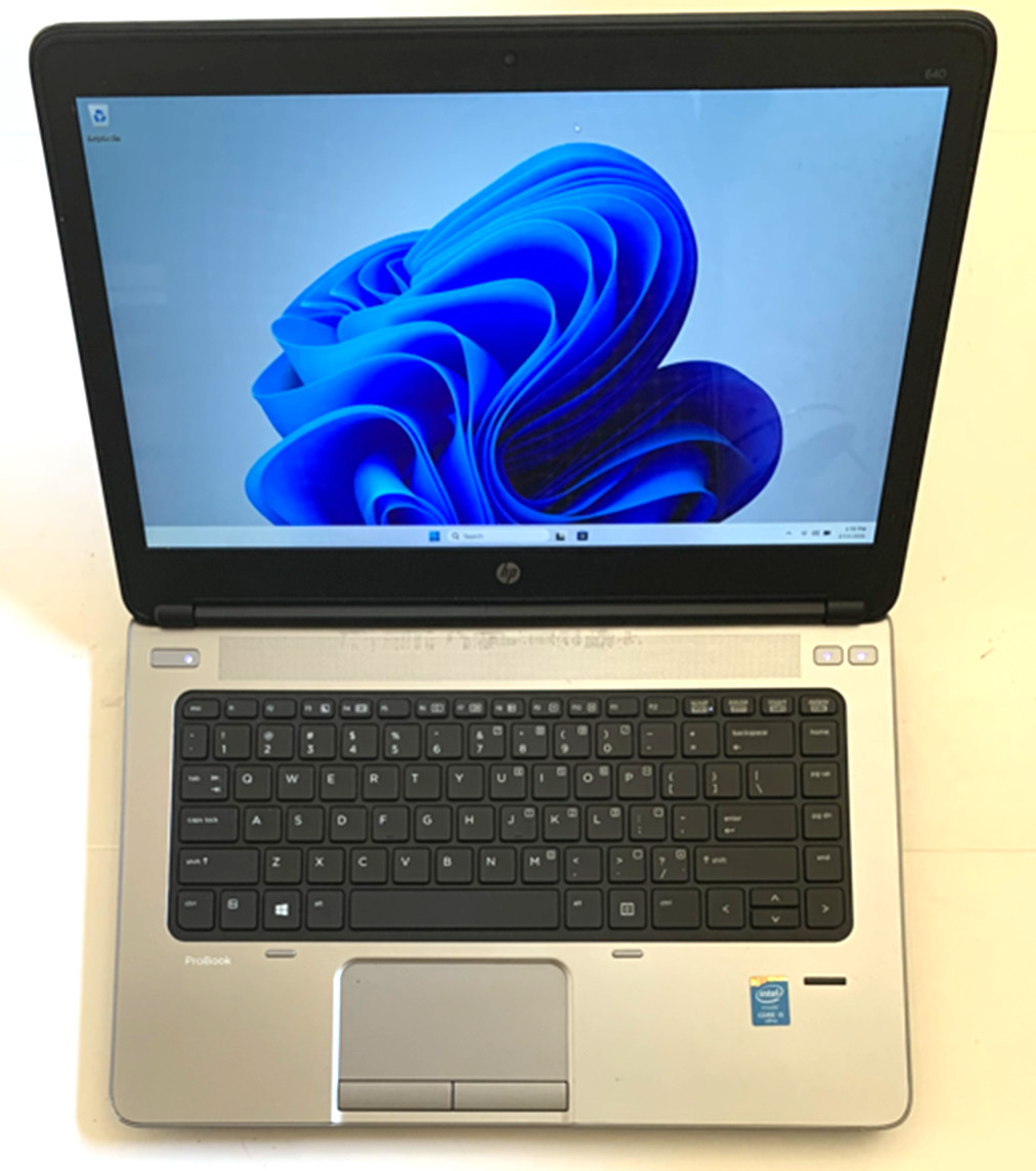 HP PROBOOK 640 G1 1920×1080 14″ WIN 11 ACTIVATED i5-4300M 2.6/3.3 GHZ 8GB 750GB