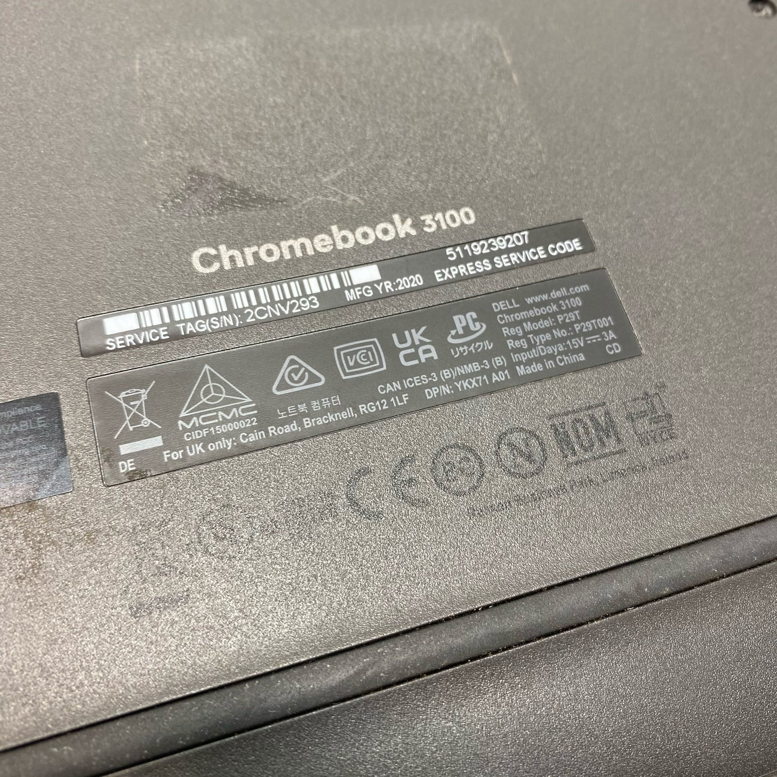 Dell Chromebook 3100 – 11.6″ Intel Celeron Processor Chrome OS