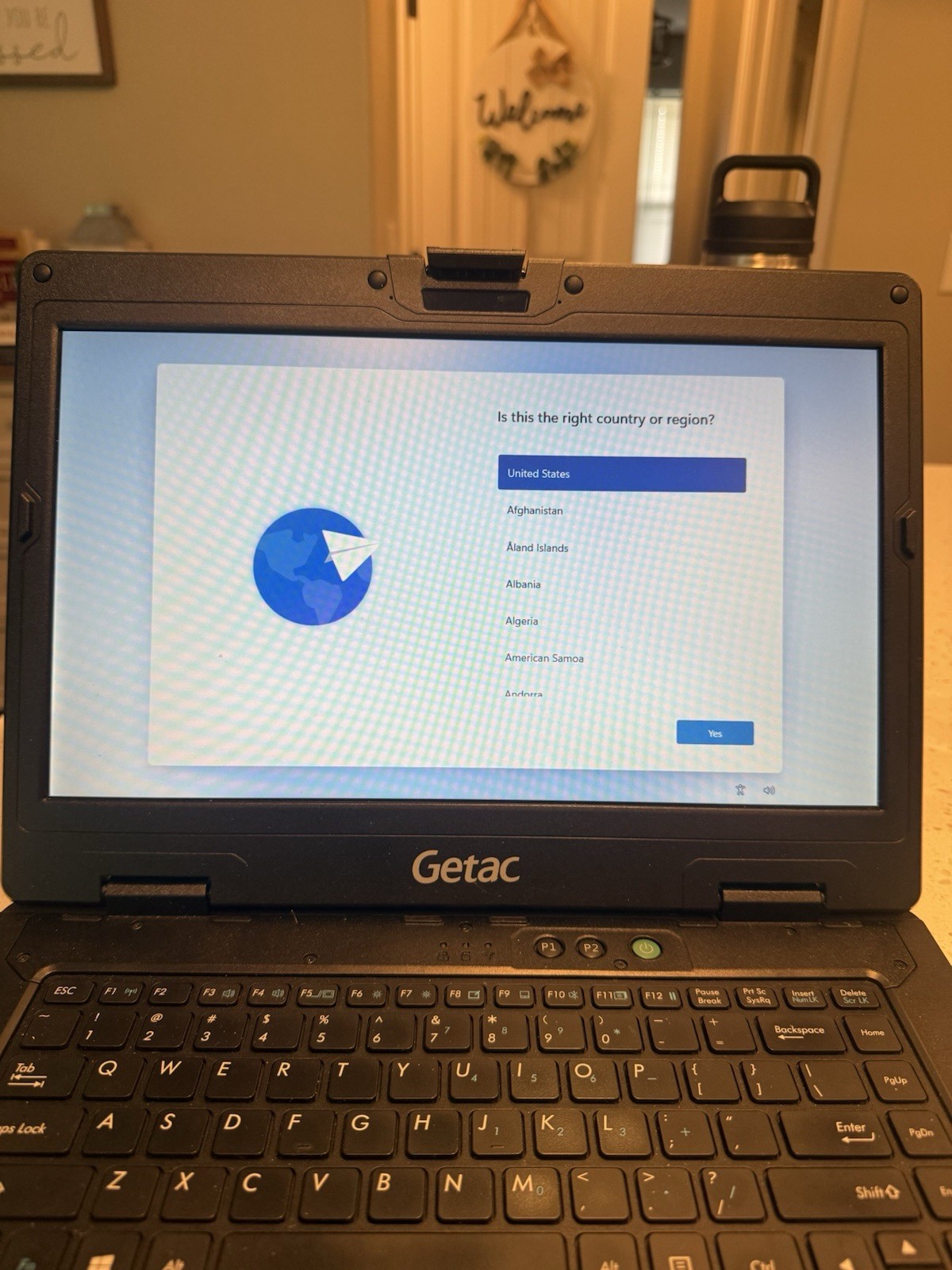 Getac Toughbook Rugged 14in i5 8GB 256GB SSD Windows Wi-Fi BT Webcam Black