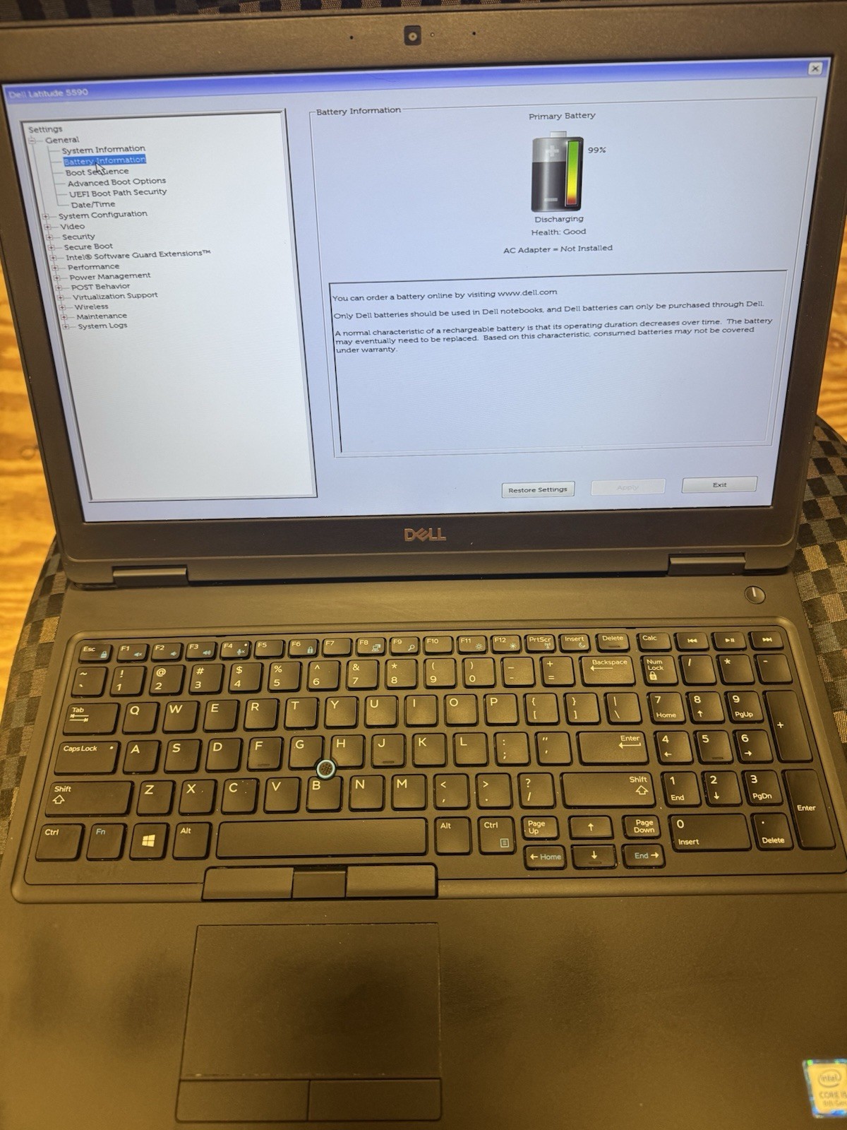 Dell Latitude 5590 15.6″ i5-8350U 1.70GHz 16GB 512GB SSD Win 11 Pro
