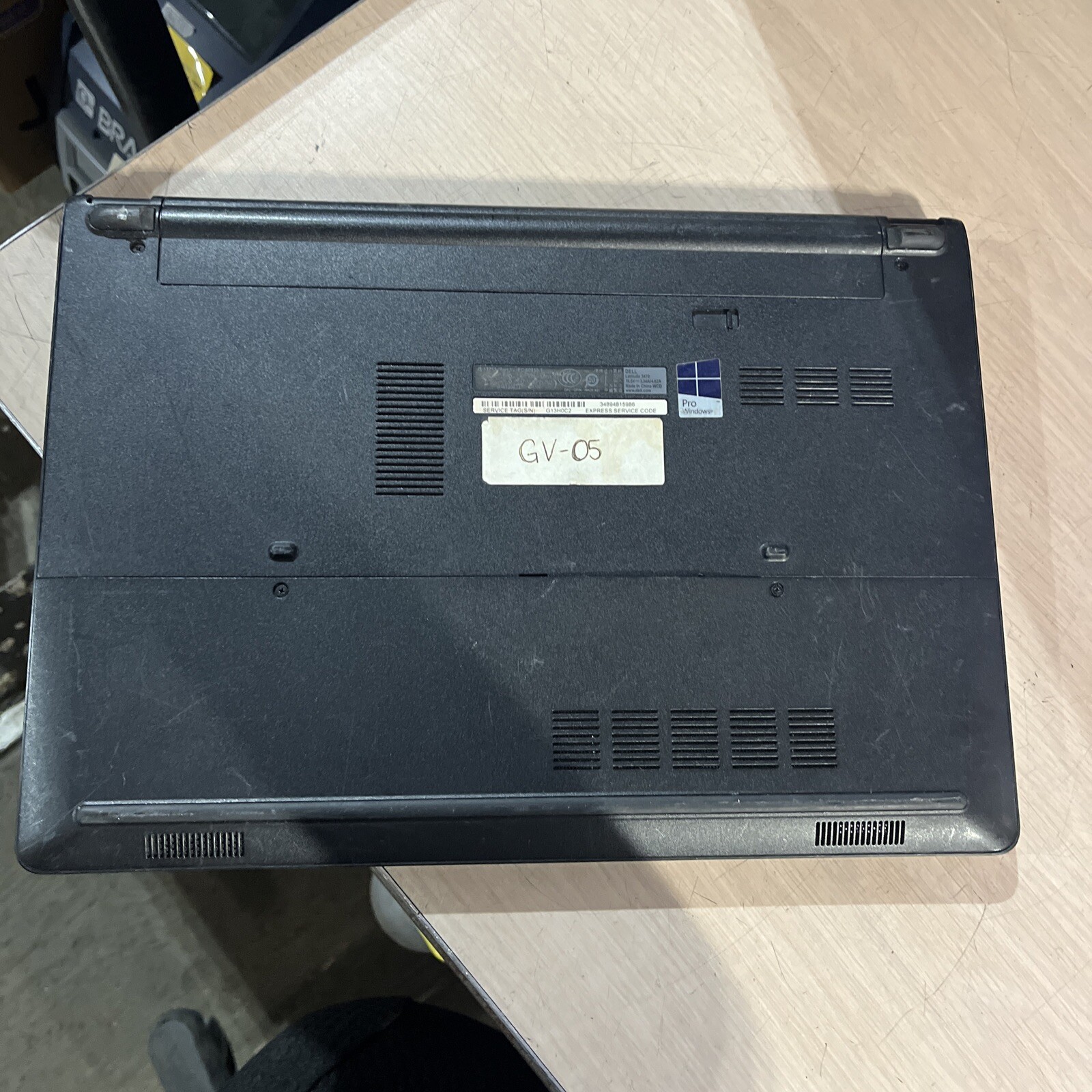 DELL LATITUDE 3470 INTEL CORE I3-6100U 2.30GHZ 4GB RAM NO HD