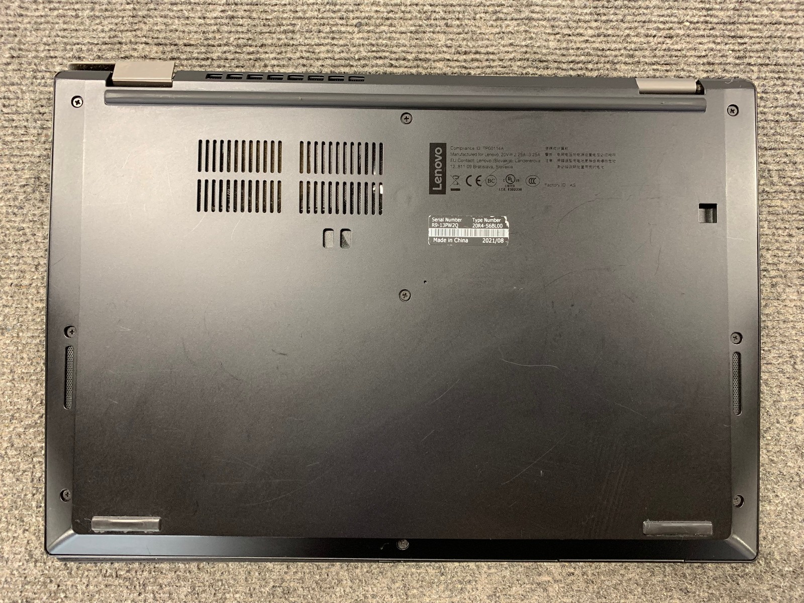 Lenovo ThinkPad L13 14″ Laptop i5-10210U 8GB RAM 256GB NVMe, As Is